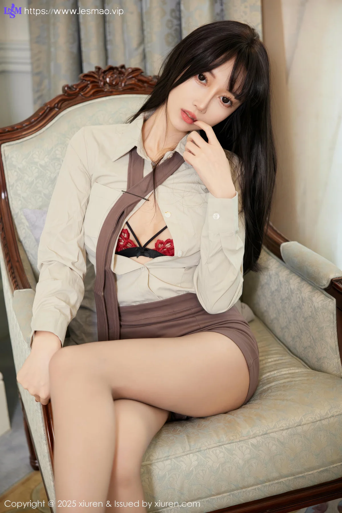 XiuRen 秀人 No.9702 玥儿玥er 短裙ol制服 - 30