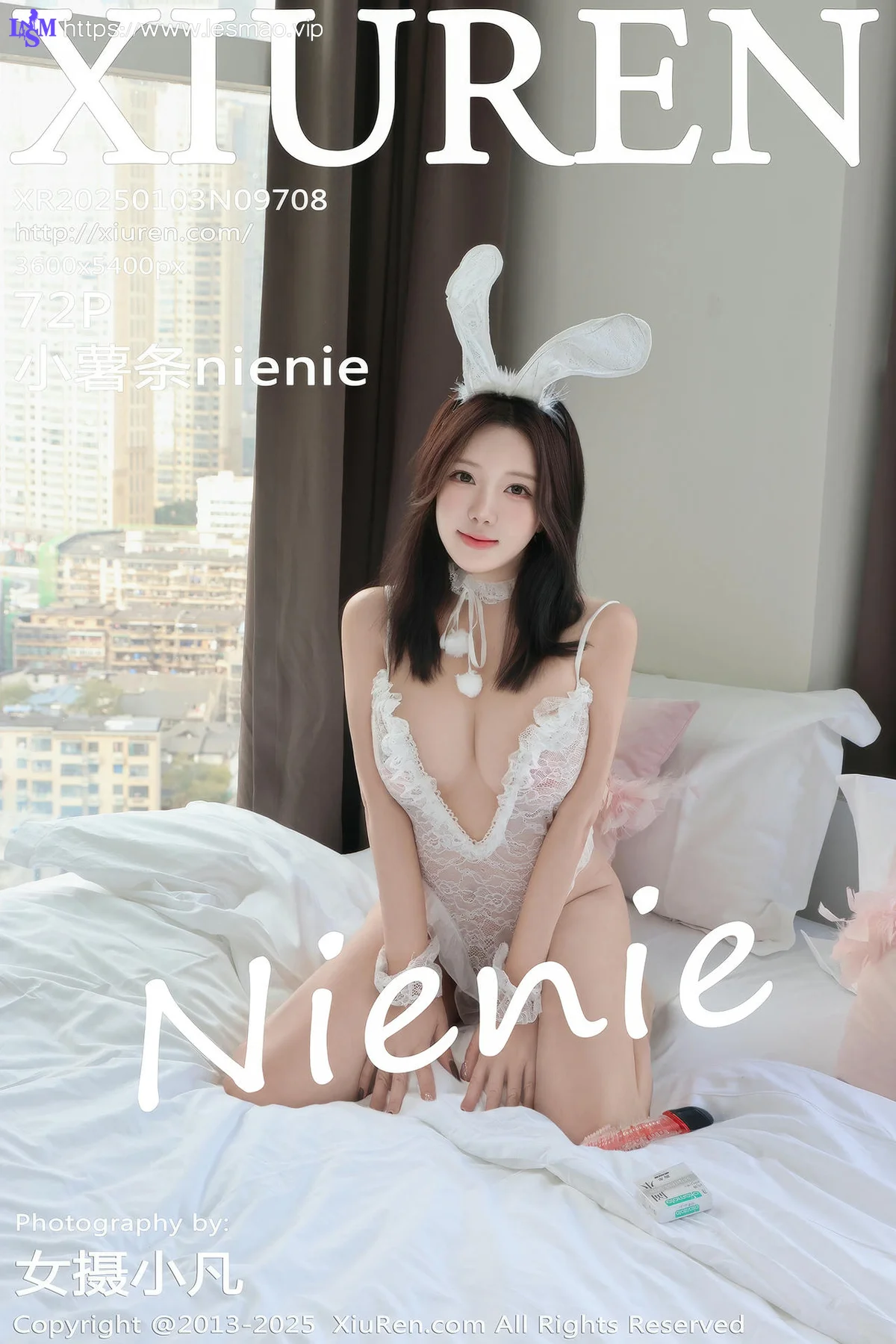 XiuRen 秀人 No.9708 小薯条nienie 萝莉蕾丝兔女郎 - 73