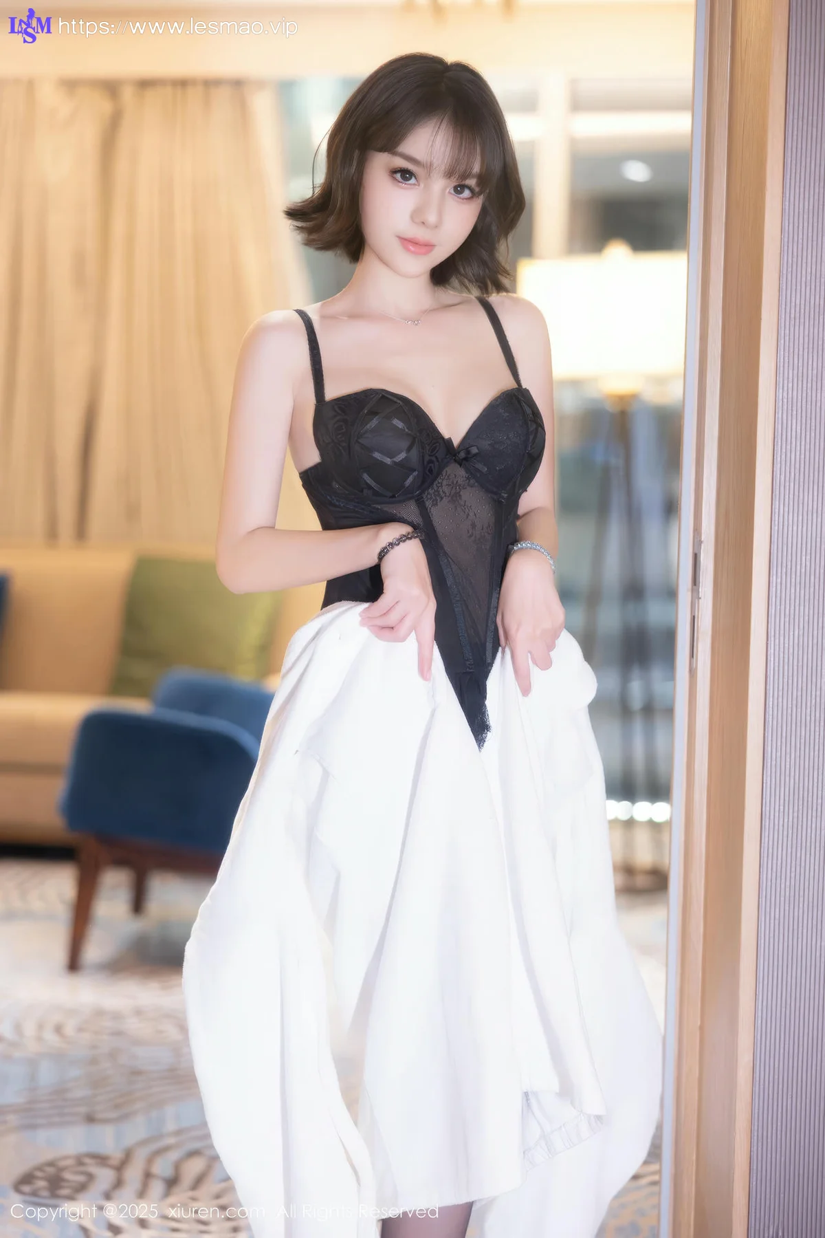 XiuRen 秀人 No.9713 黎苏苏 短发睡袍美女 - 19