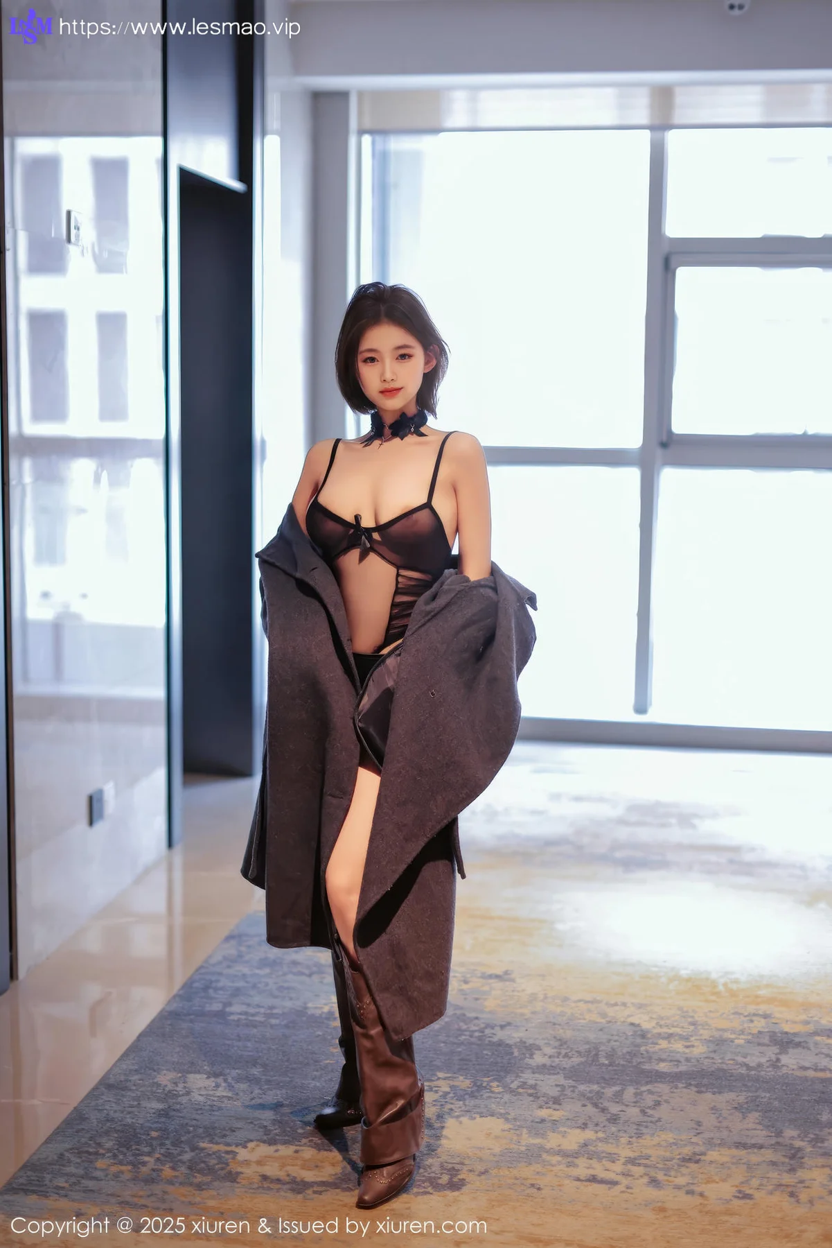 XiuRen 秀人 No.9727 小橘子orange 短发少女情趣连体衣 - 19