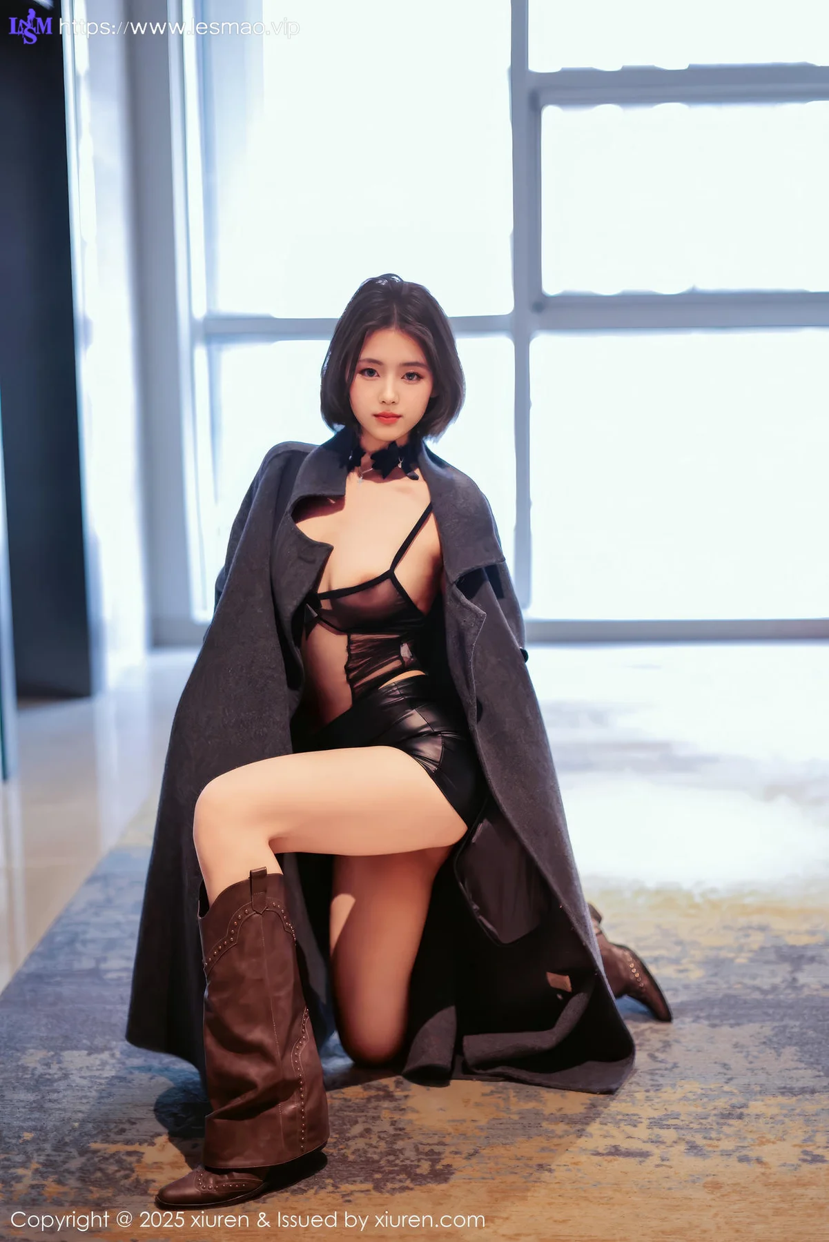 XiuRen 秀人 No.9727 小橘子orange 短发少女情趣连体衣 - 30