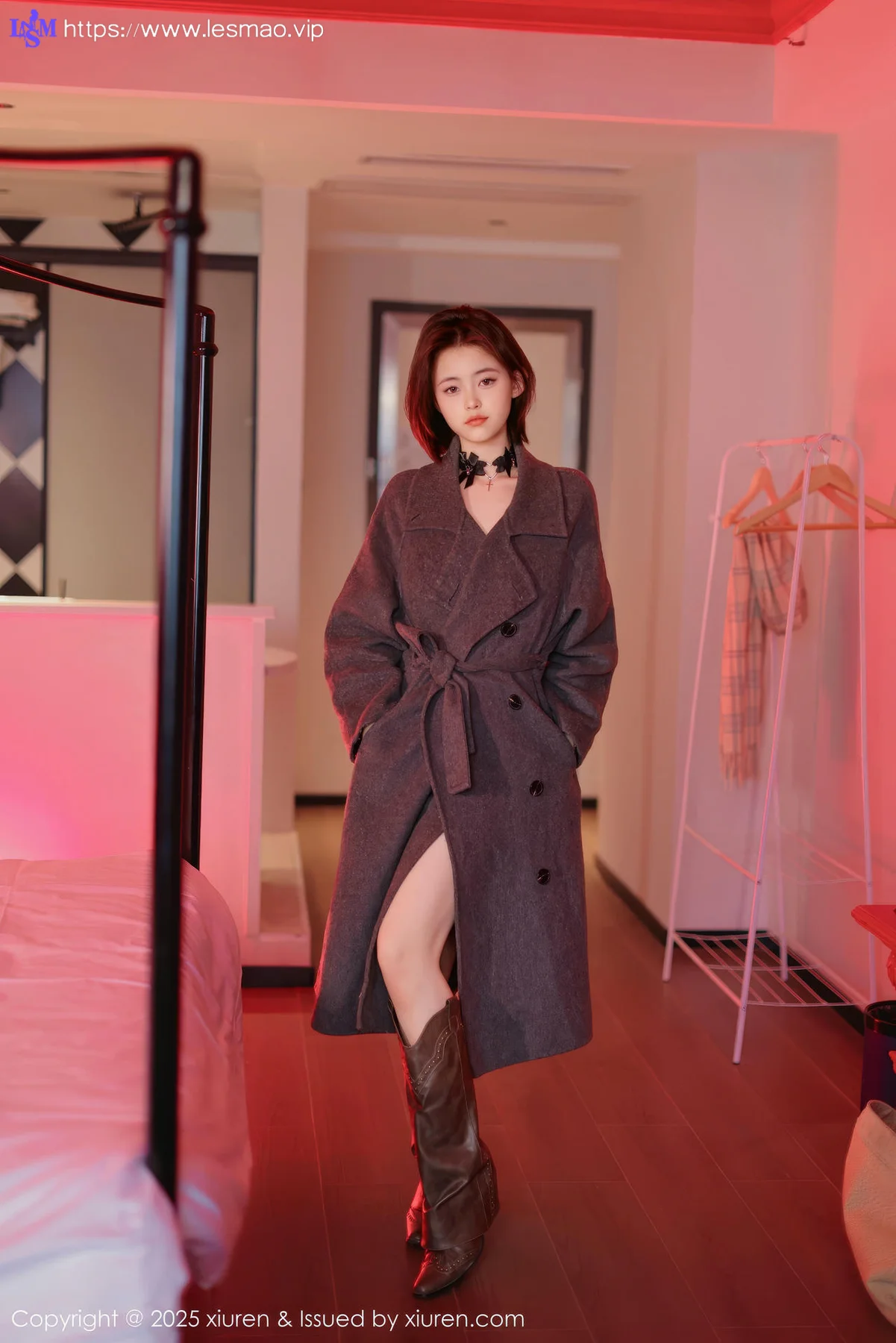 XiuRen 秀人 No.9727 小橘子orange 短发少女情趣连体衣 - 63