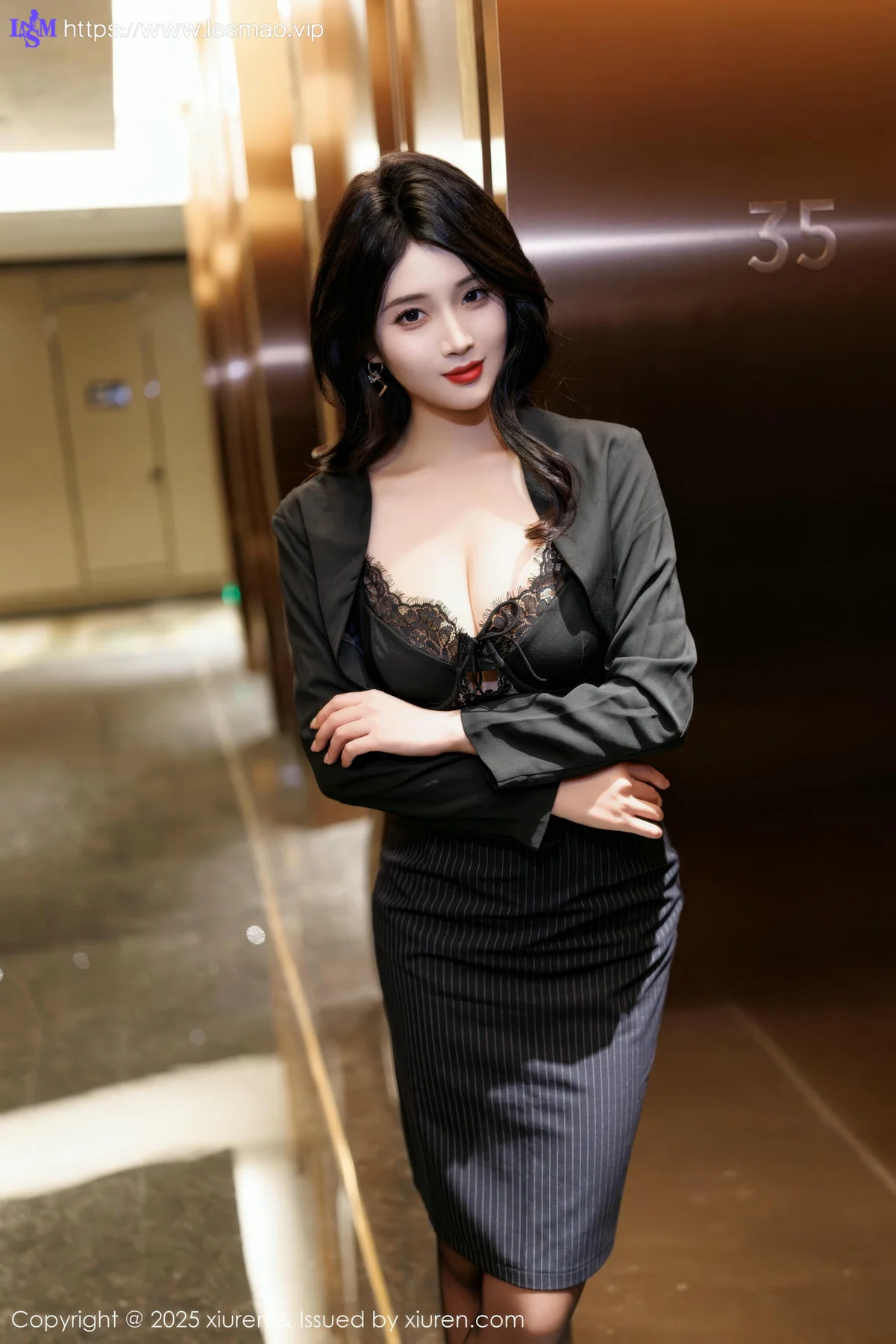 XiuRen 秀人 No.9728 南乔 情趣红色内衣 - 18