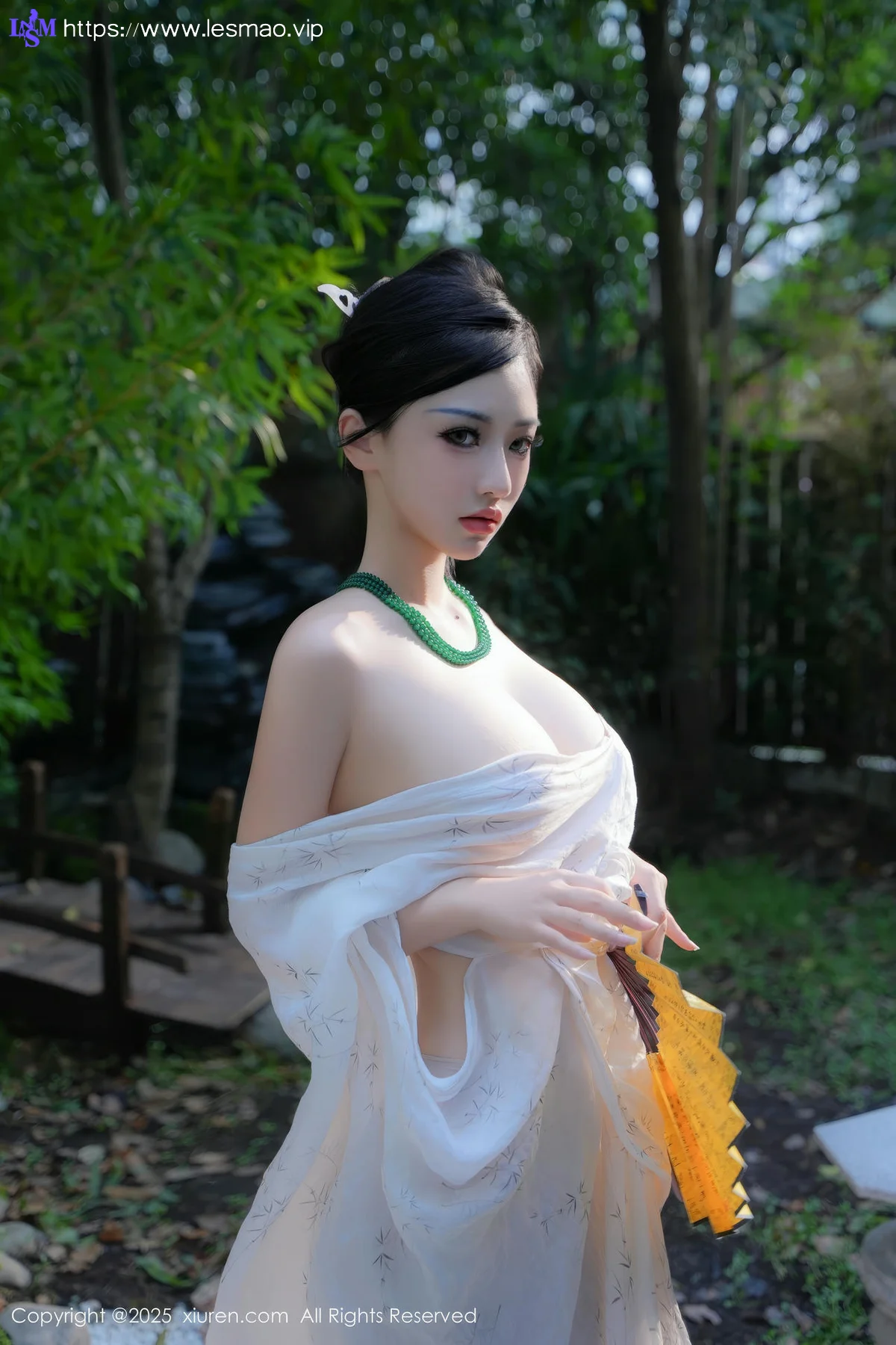 XiuRen 秀人 No.9730 妙可可Cheese 户外凉亭玉体诱惑 - 22
