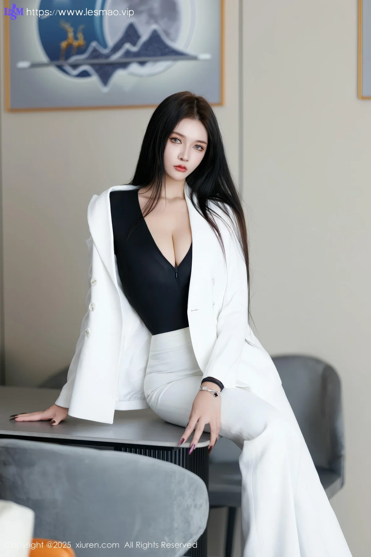 XiuRen 秀人 No.9755 娜比 妩媚爆乳连体衣 - 28