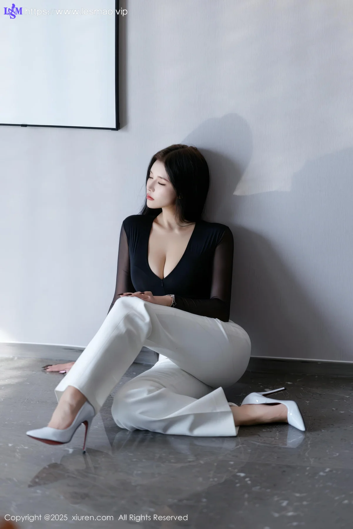 XiuRen 秀人 No.9755 娜比 妩媚爆乳连体衣 - 42