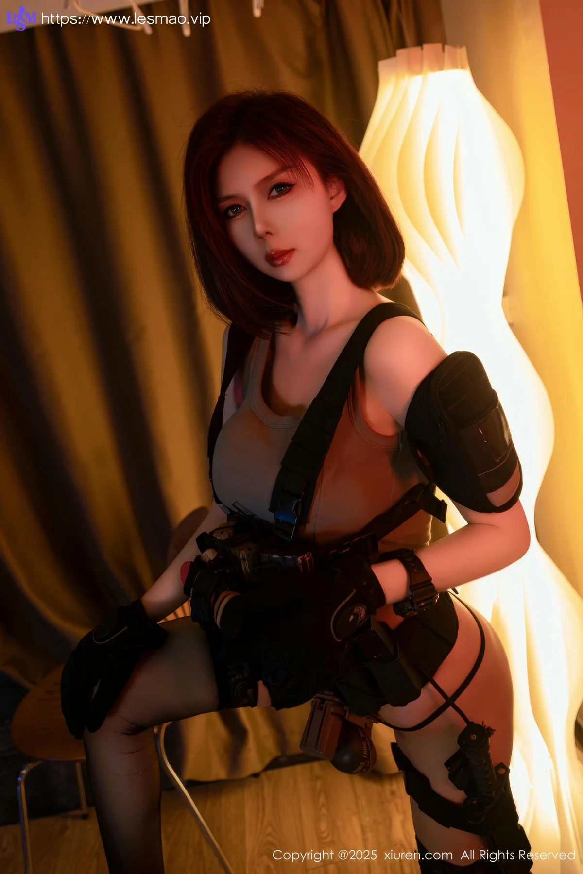 XiuRen 秀人 No.9759 白芷yy 帅气短发美女制服 - 25