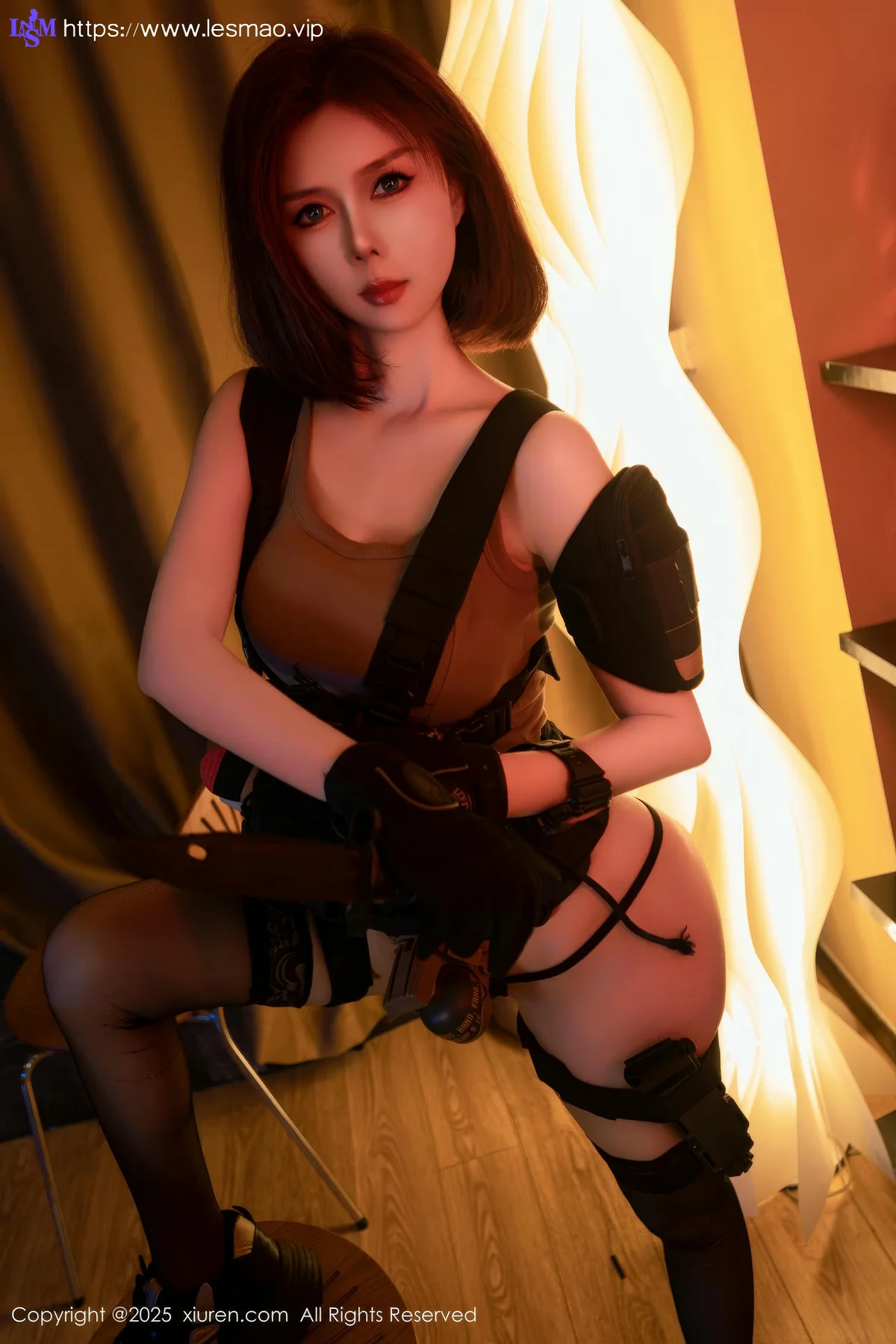 XiuRen 秀人 No.9759 白芷yy 帅气短发美女制服 - 28