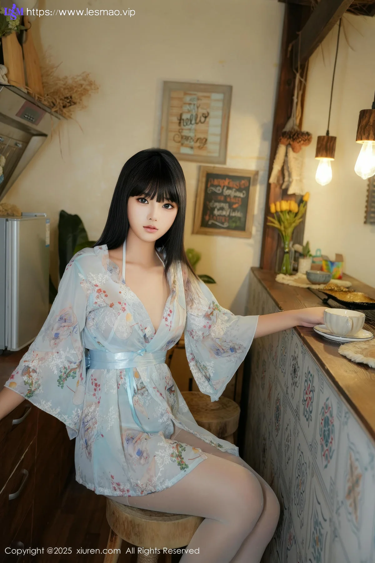 XiuRen 秀人 No.9760 姚若兮vay 香肩碎花裙 - 13
