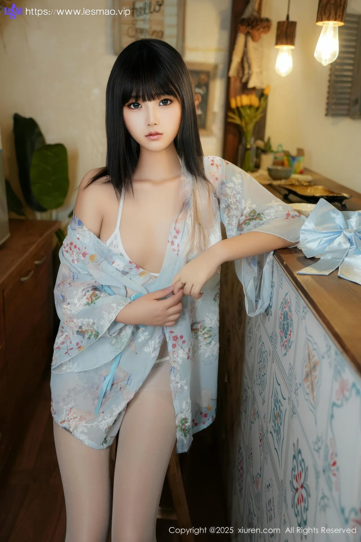 XiuRen 秀人 No.9760 姚若兮vay 香肩碎花裙 - 18