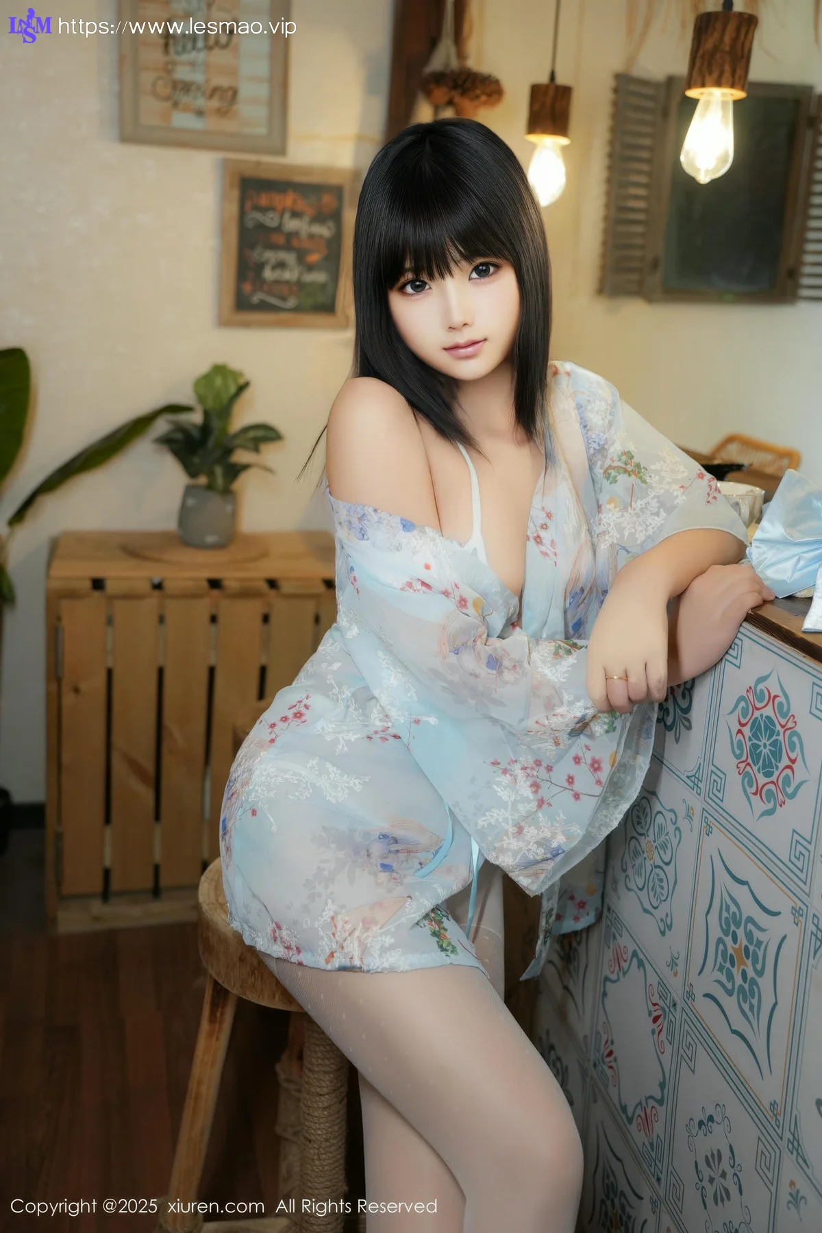 XiuRen 秀人 No.9760 姚若兮vay 香肩碎花裙 - 20