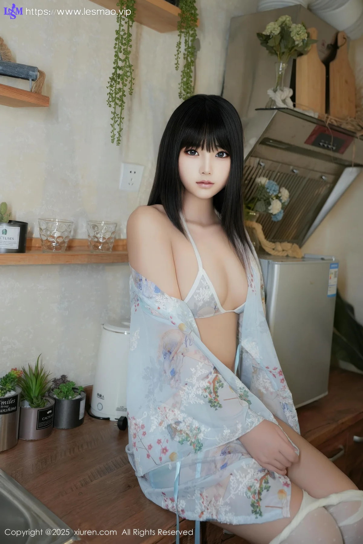 XiuRen 秀人 No.9760 姚若兮vay 香肩碎花裙 - 31