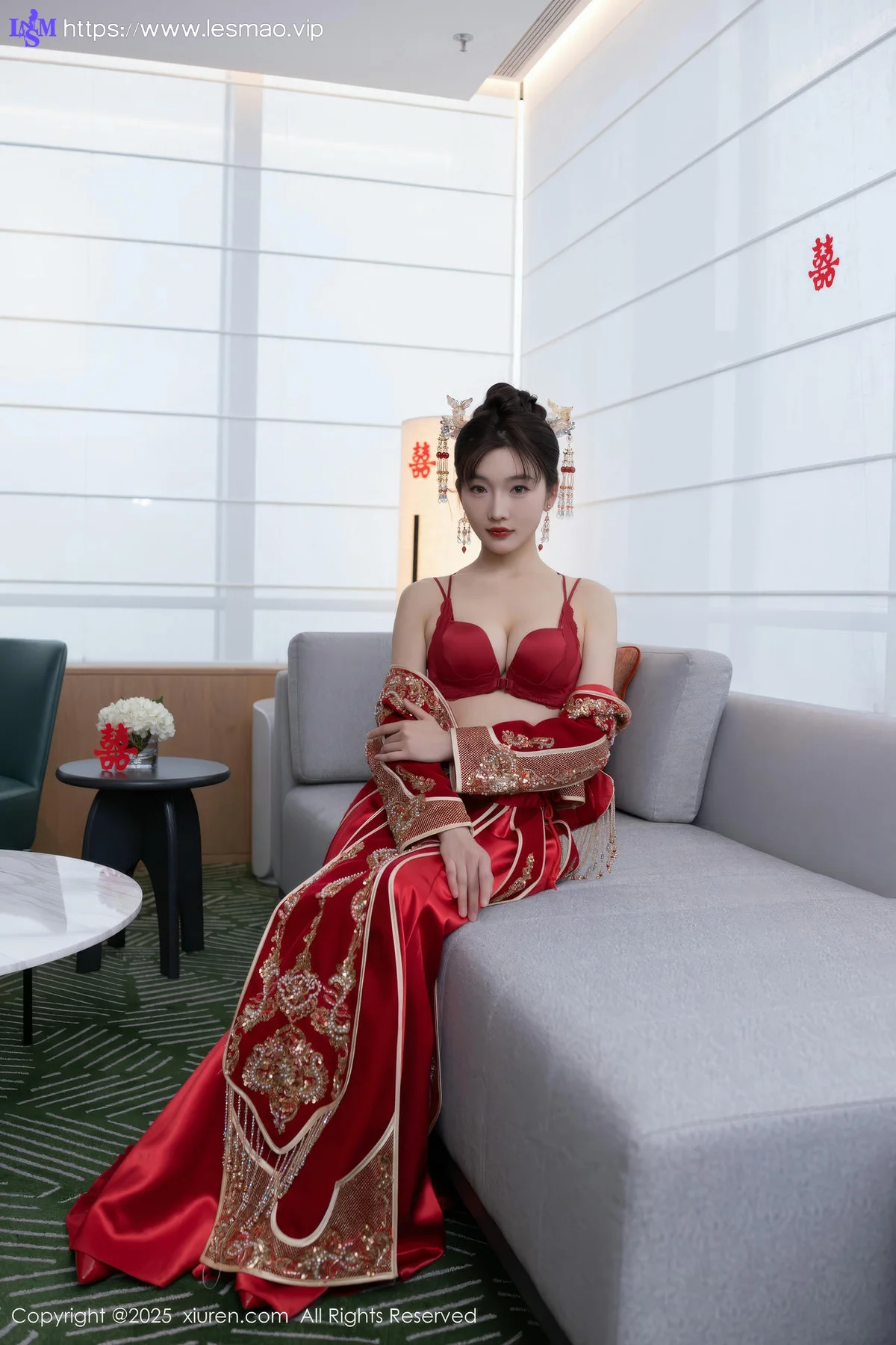 XiuRen 秀人 No.9770 陆萱萱旗袍制服私房 - 14