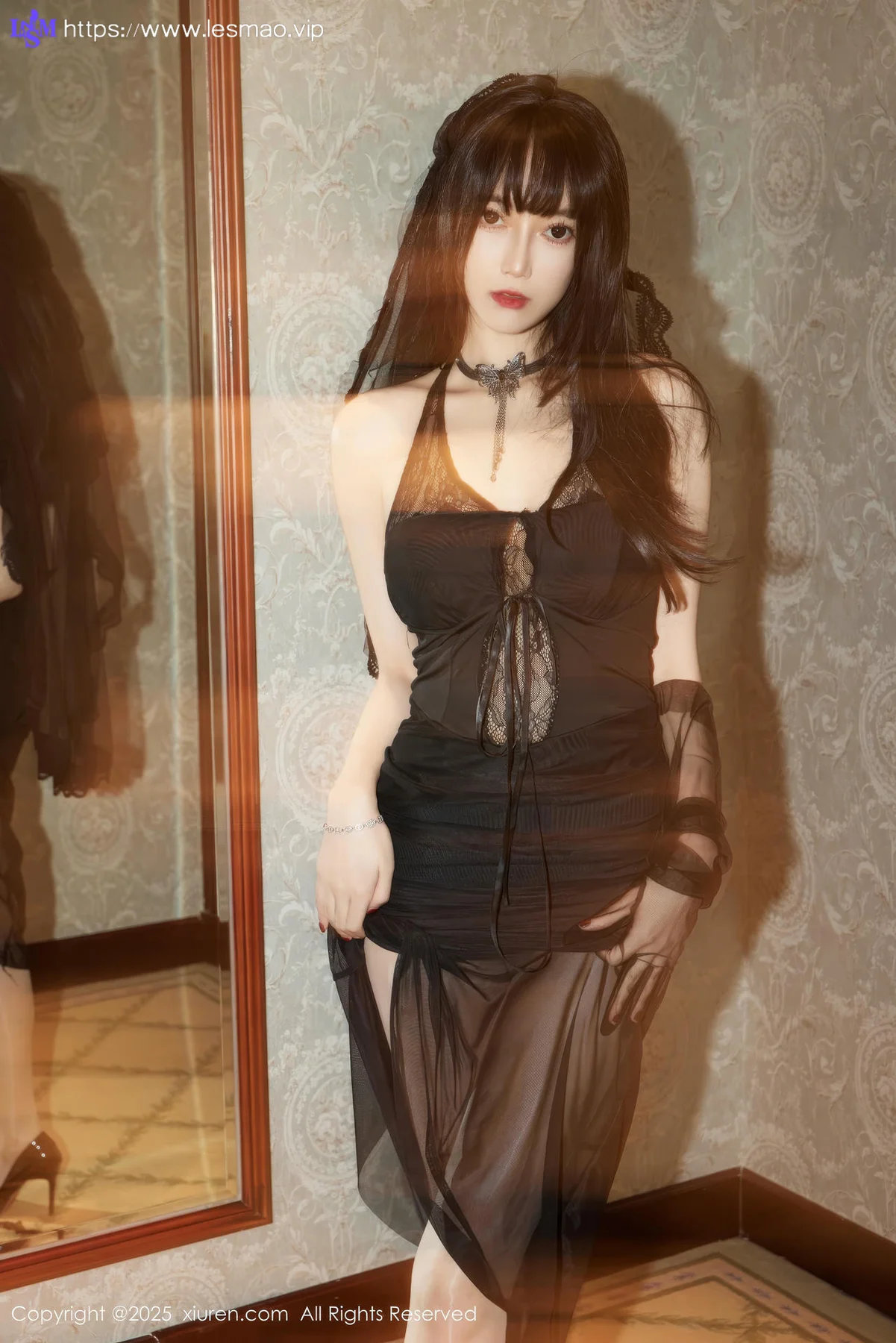 XiuRen 秀人 No.9773 玥儿玥er 乳贴黑丝翘臀 - 31