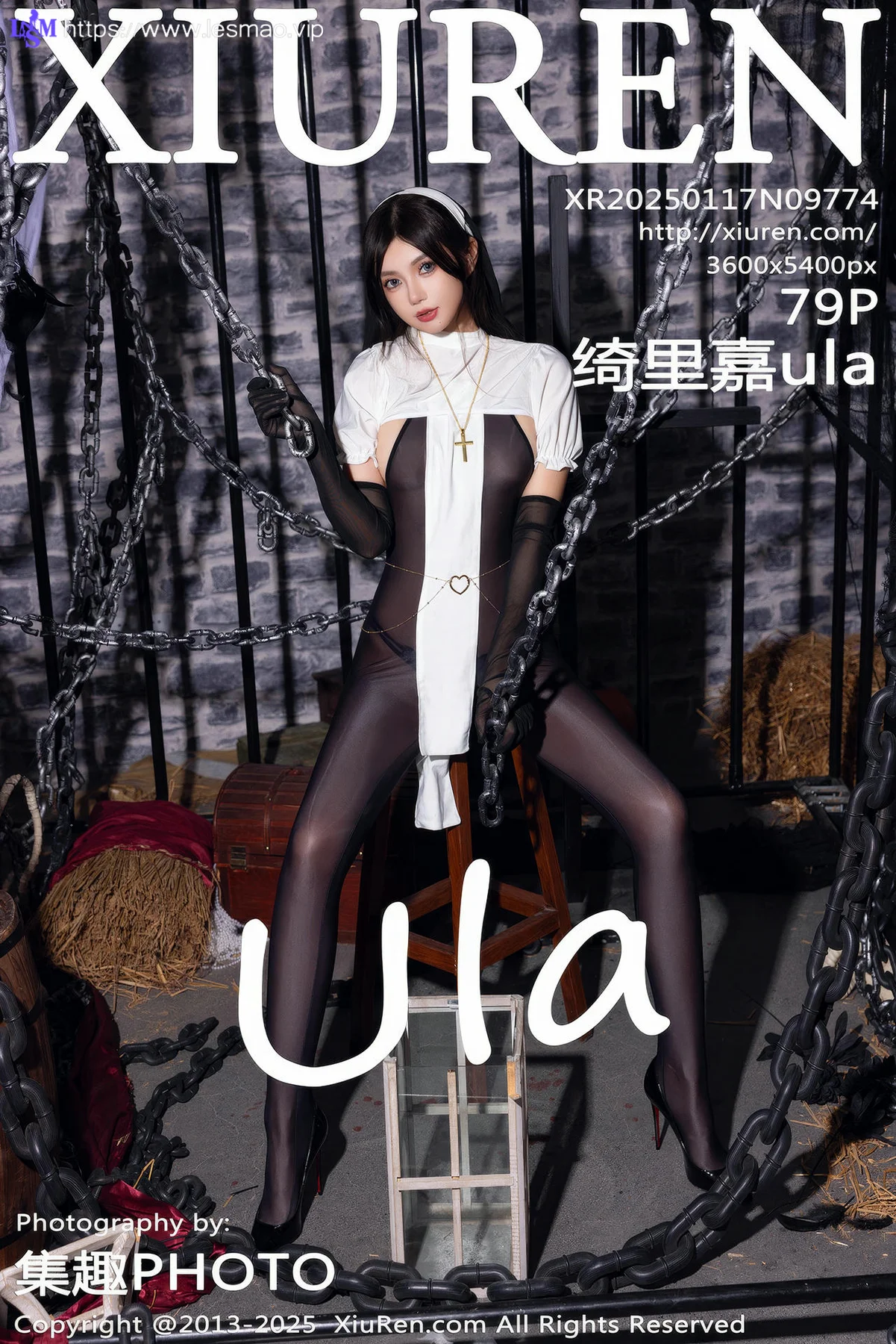 XiuRen 秀人 No.9774 绮里嘉ula  制服修女诱惑 - 80