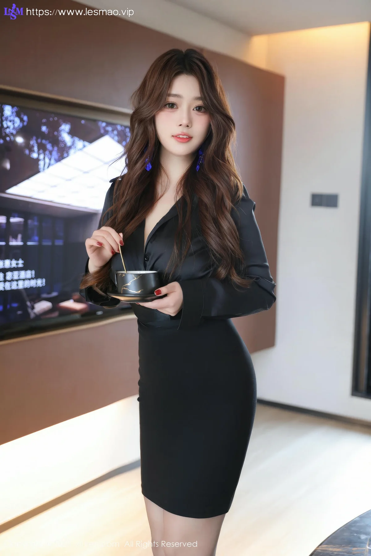 XiuRen 秀人 No.9784 蛋蛋宝 短裙黑丝高跟 - 19
