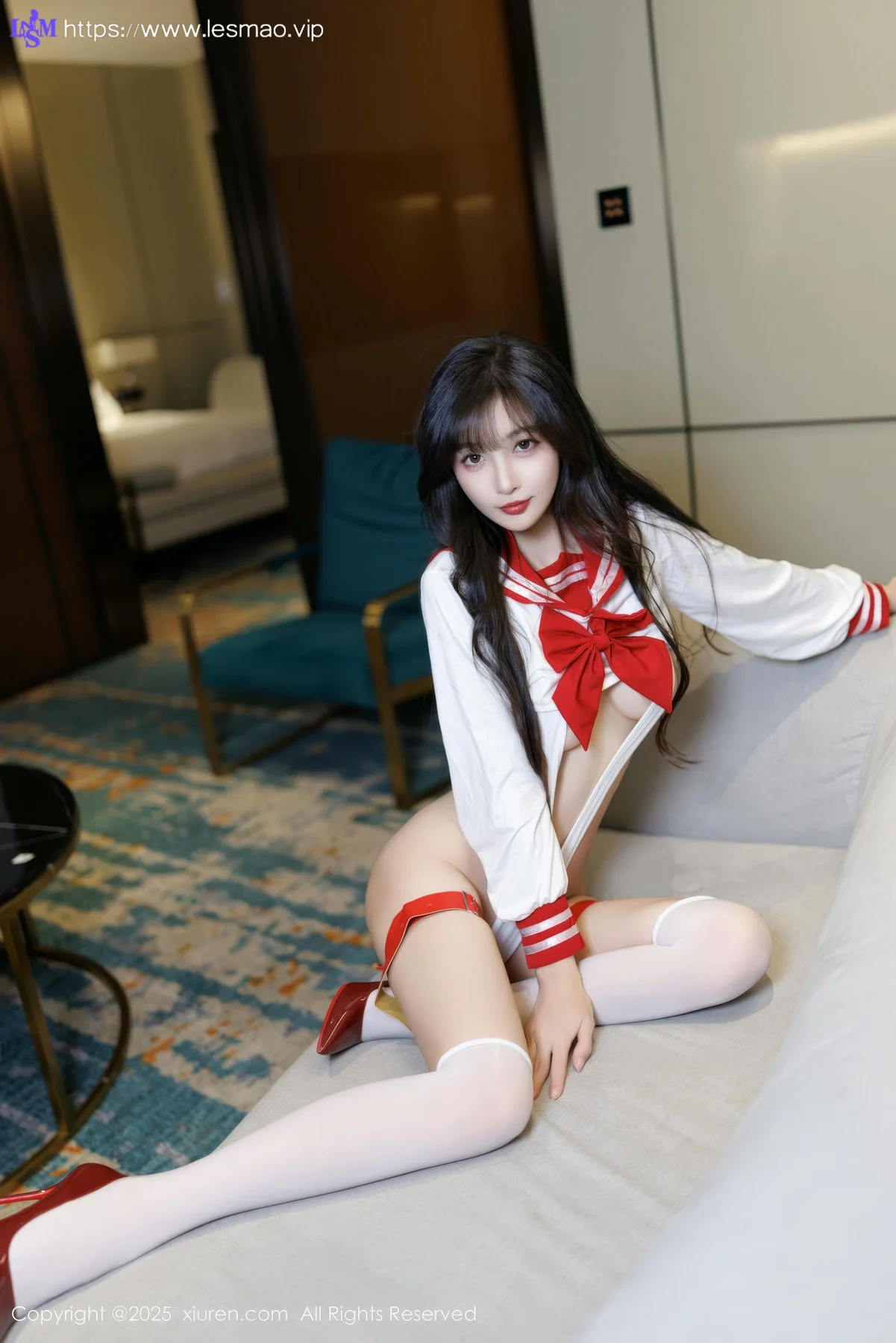 XiuRen 秀人 No.9800 林星阑 白丝制服清纯制服 - 21