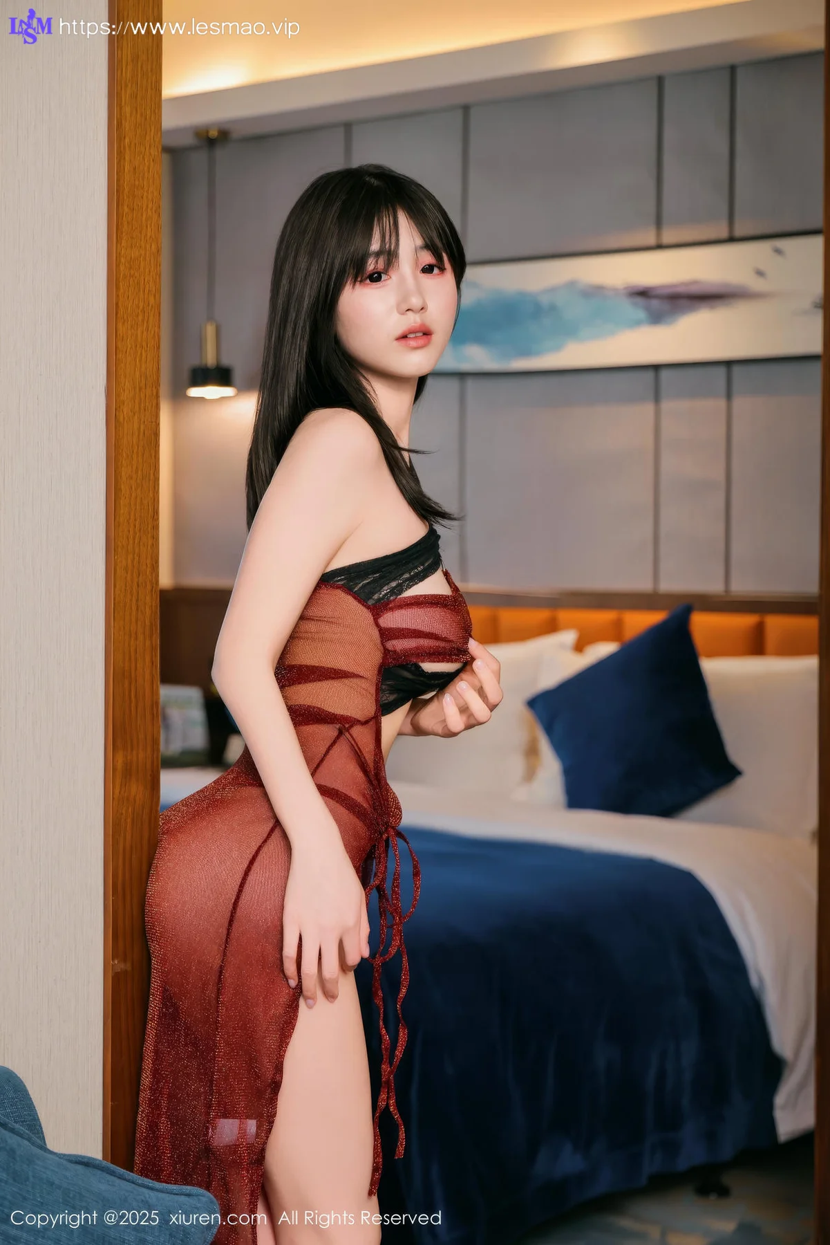 XiuRen 秀人 No.9804 奶芙乔乔 香肩长腿美腿 - 12