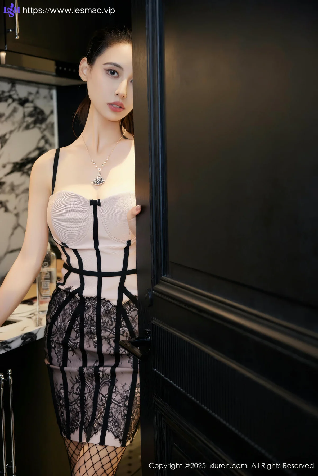 XiuRen 秀人 No.9809 lingyu69 连体衣网袜 - 48