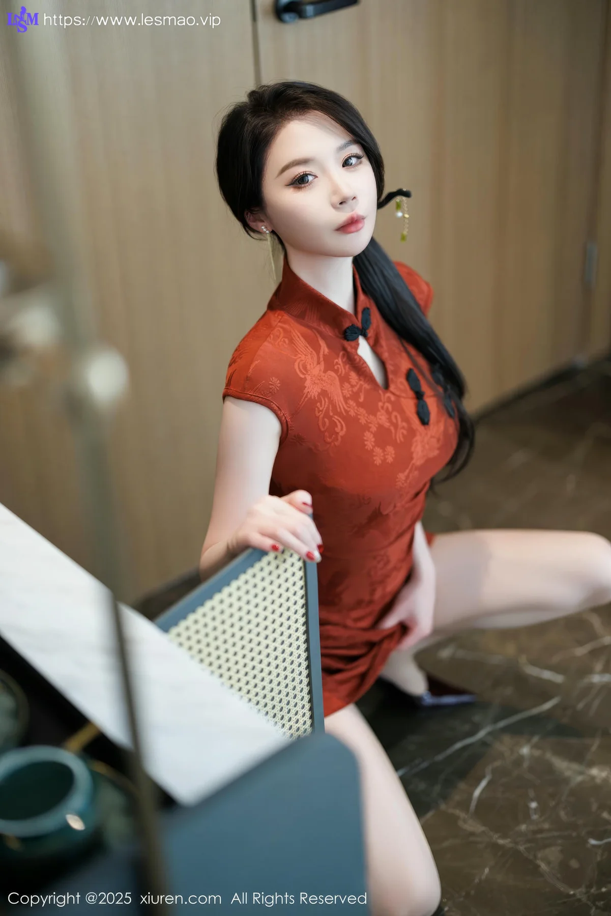 XiuRen 秀人 No.9812 梦心玥红色内衣私房 - 24