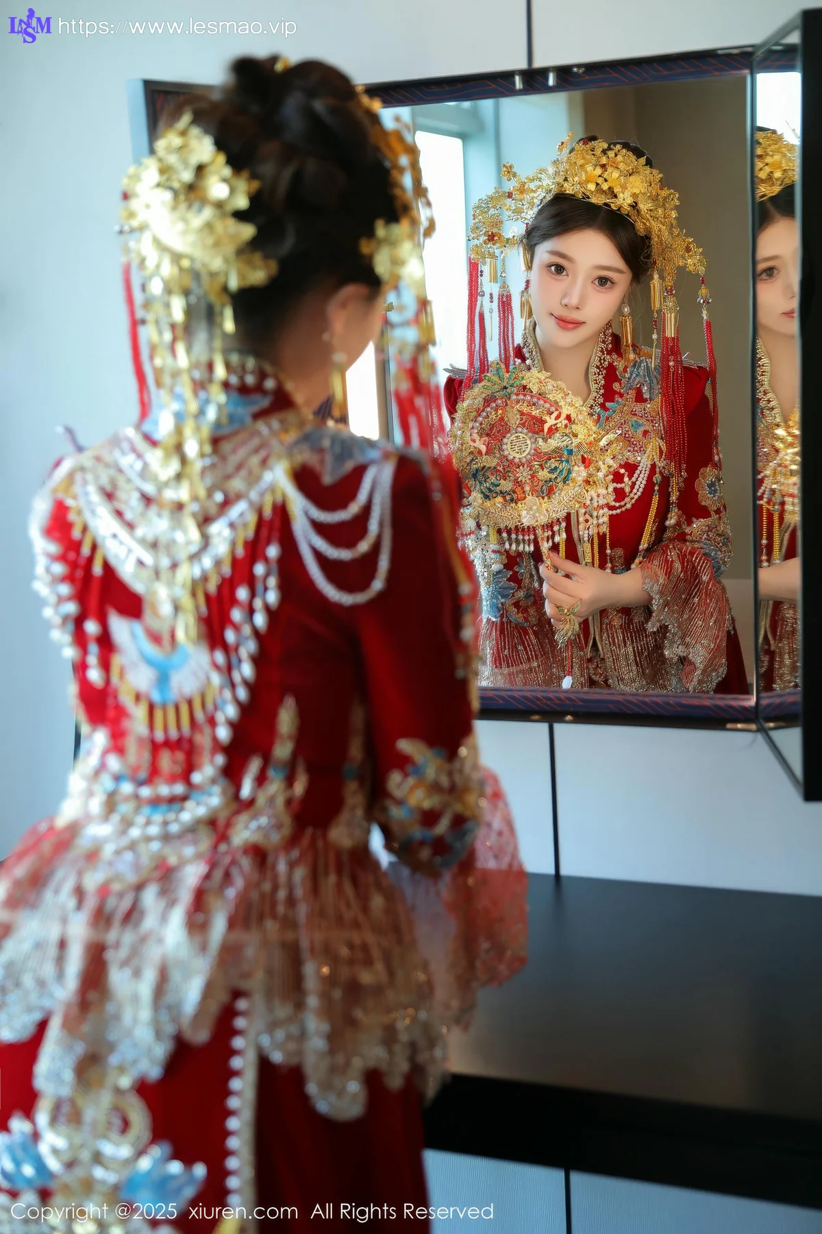 XiuRen 秀人 No.9823 蛋蛋宝 制服新春美女写真 - 15