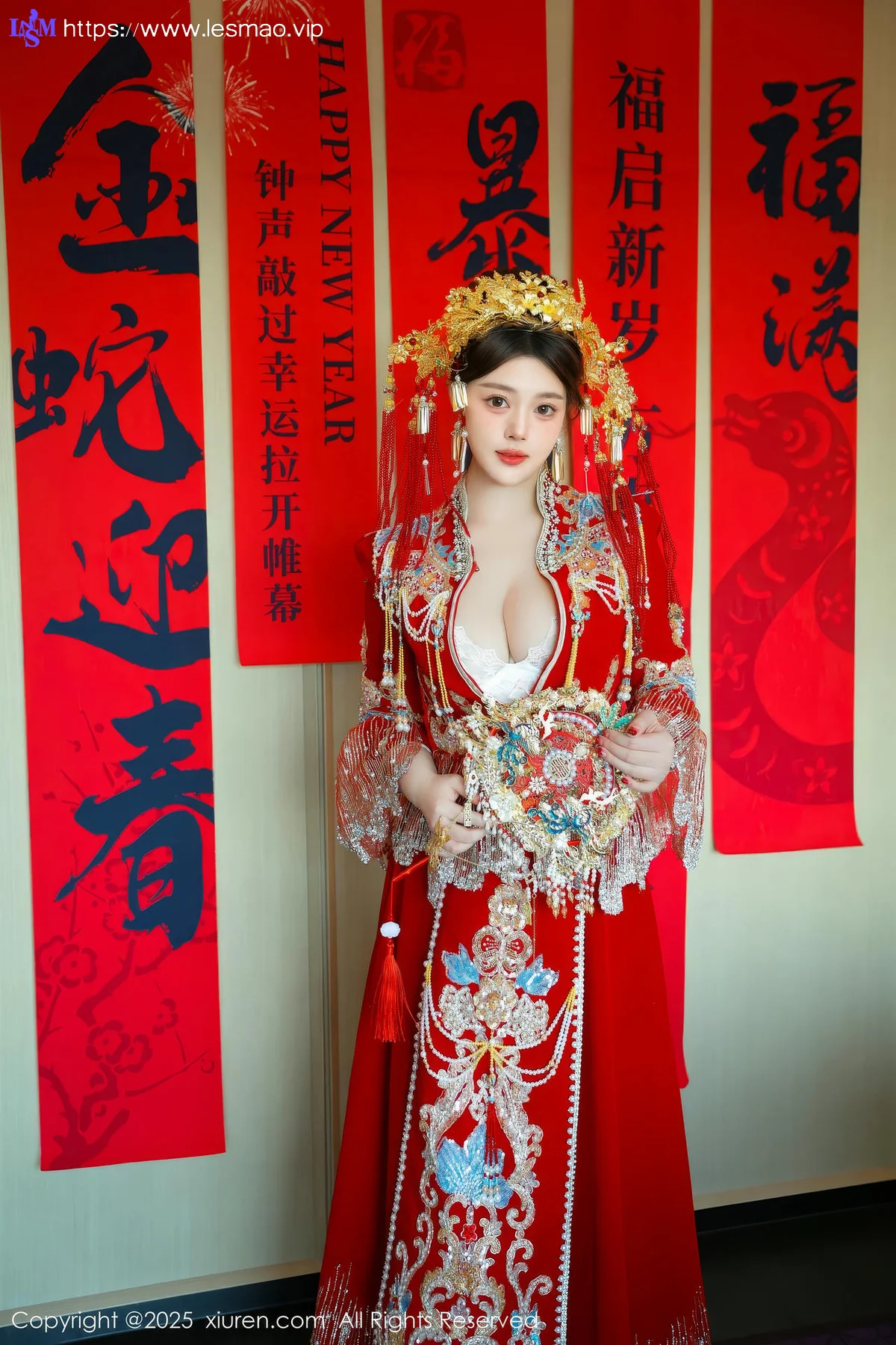 XiuRen 秀人 No.9823 蛋蛋宝 制服新春美女写真 - 19