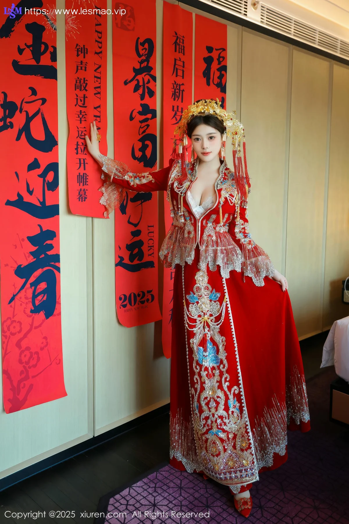 XiuRen 秀人 No.9823 蛋蛋宝 制服新春美女写真 - 20