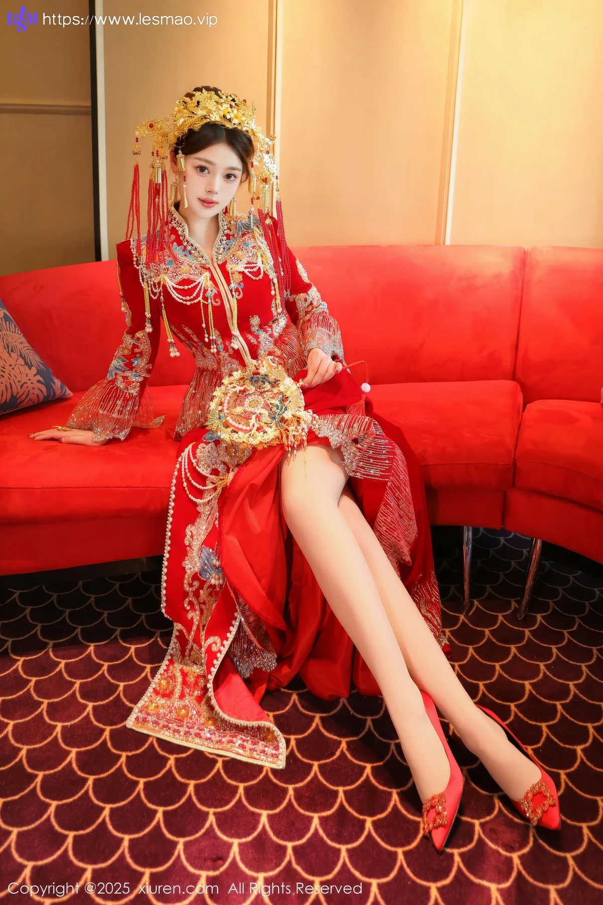 XiuRen 秀人 No.9823 蛋蛋宝 制服新春美女写真 - 23