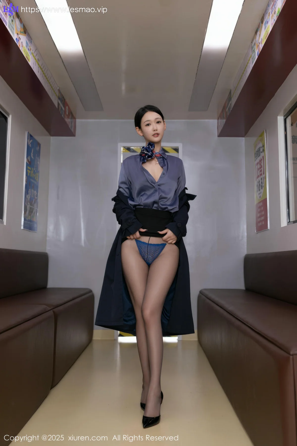 XiuRen 秀人 No.9824 唐安琪 空姐制服私房 - 16