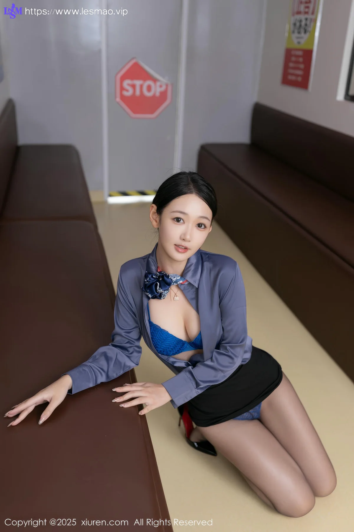 XiuRen 秀人 No.9824 唐安琪 空姐制服私房 - 32