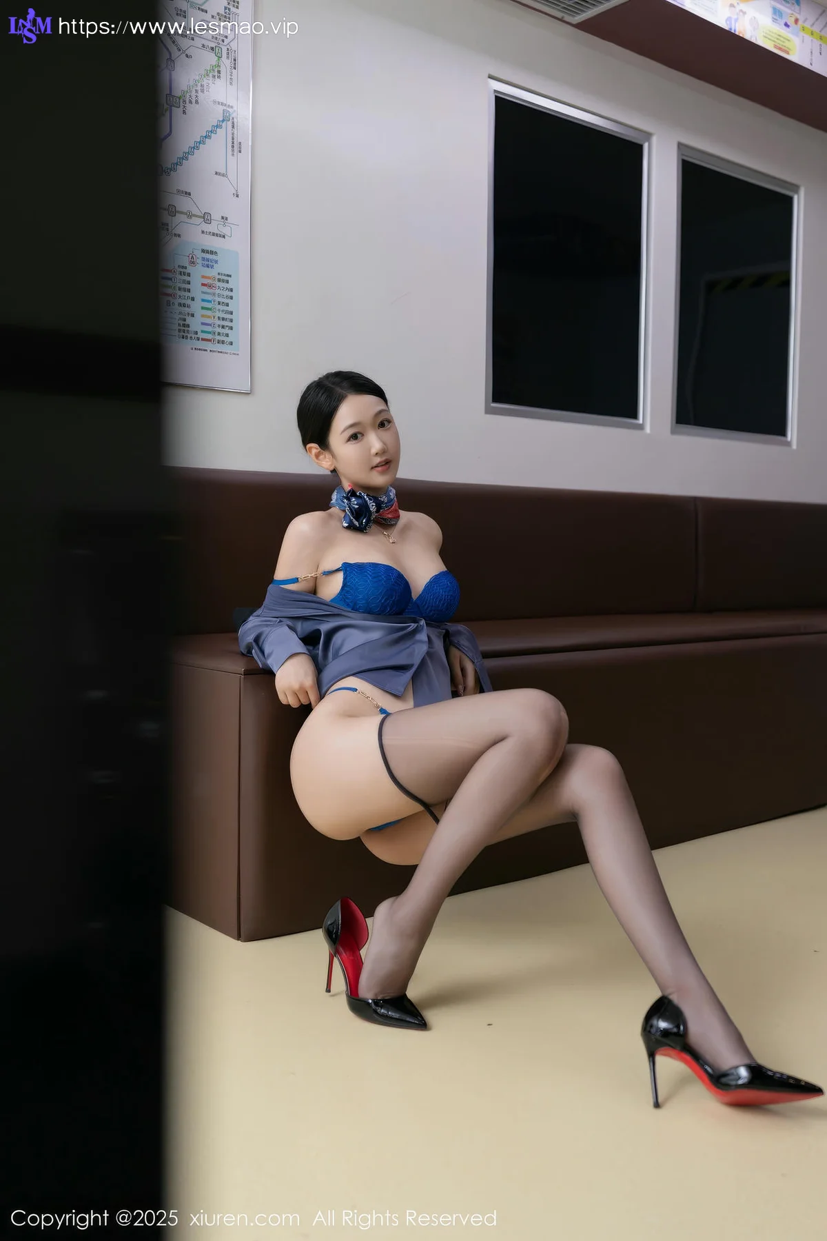 XiuRen 秀人 No.9824 唐安琪 空姐制服私房 - 52