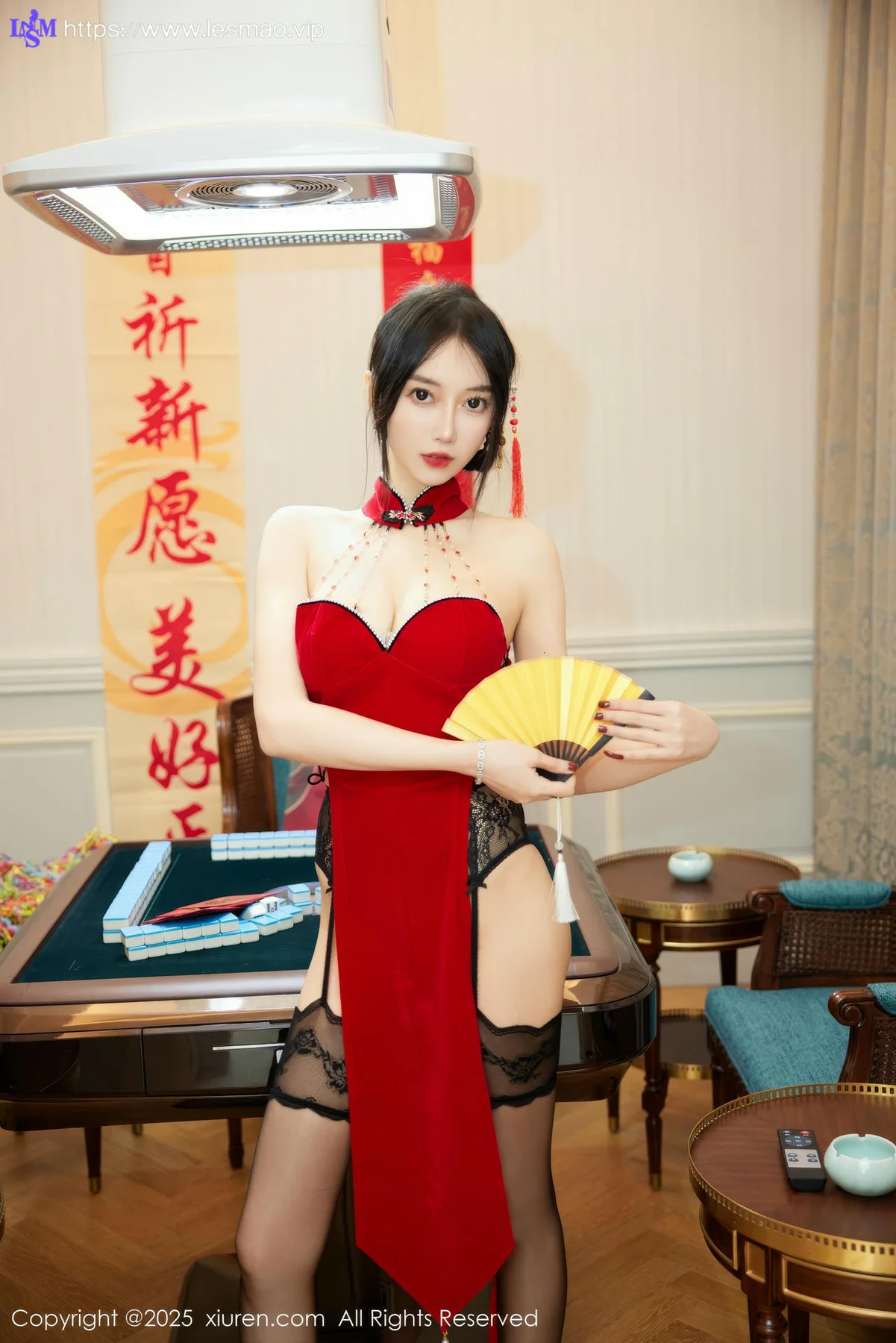 XiuRen 秀人 No.9826 玥儿玥er 节日旗袍私房 - 16