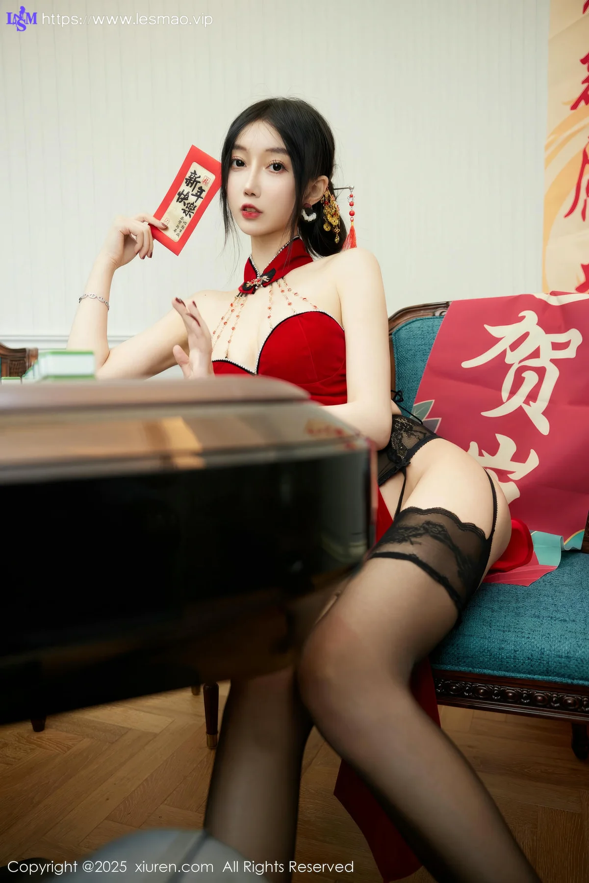 XiuRen 秀人 No.9826 玥儿玥er 节日旗袍私房 - 38