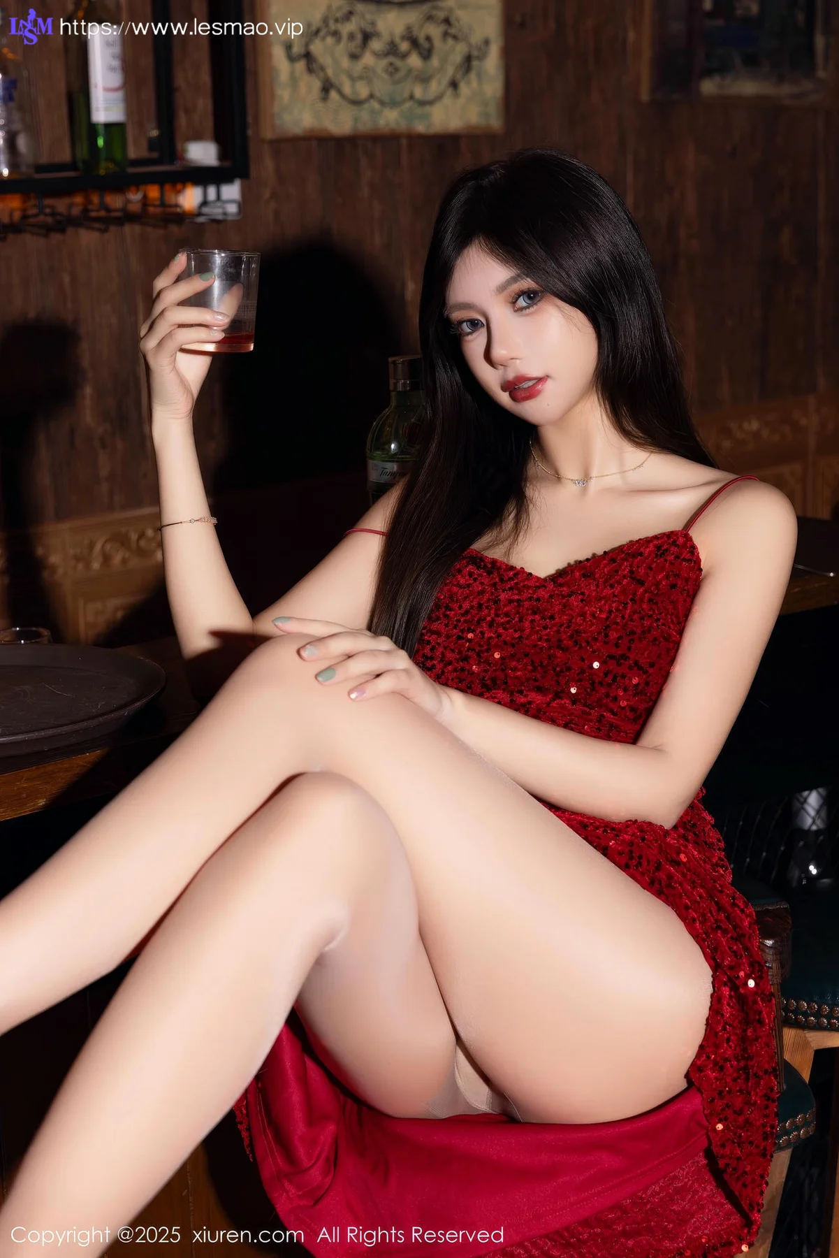 XiuRen 秀人 No.9828 绮里嘉ula 香肩美裙私房 - 28