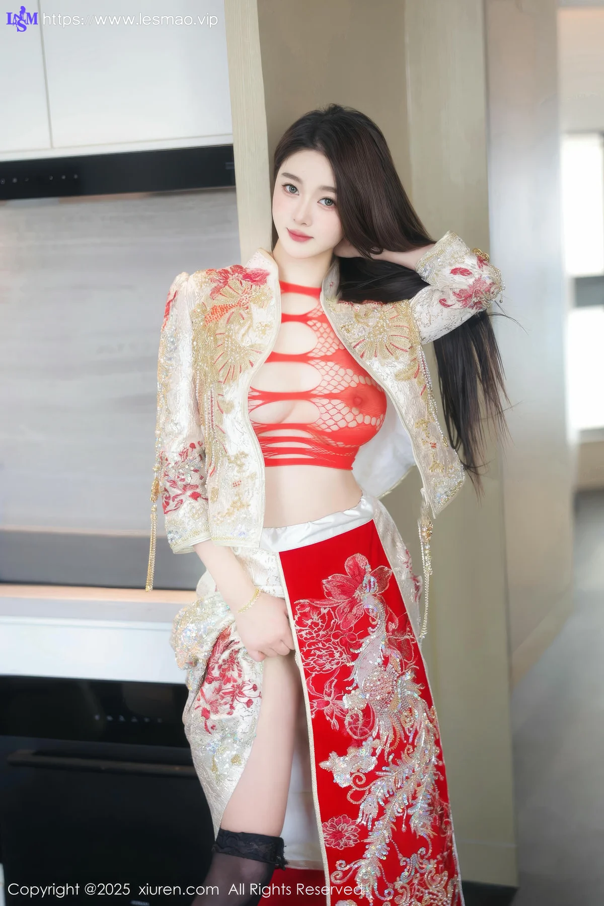 XiuRen 秀人 No.9833 candy糖糖 新年旗袍 - 23