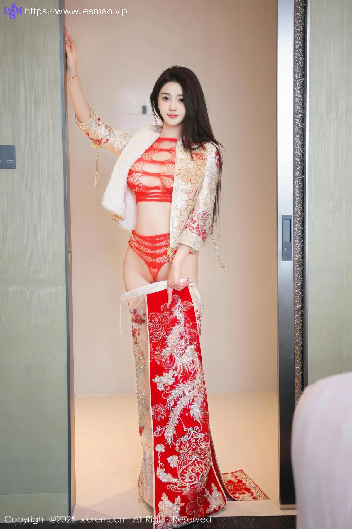 XiuRen 秀人 No.9833 candy糖糖 新年旗袍 - 32