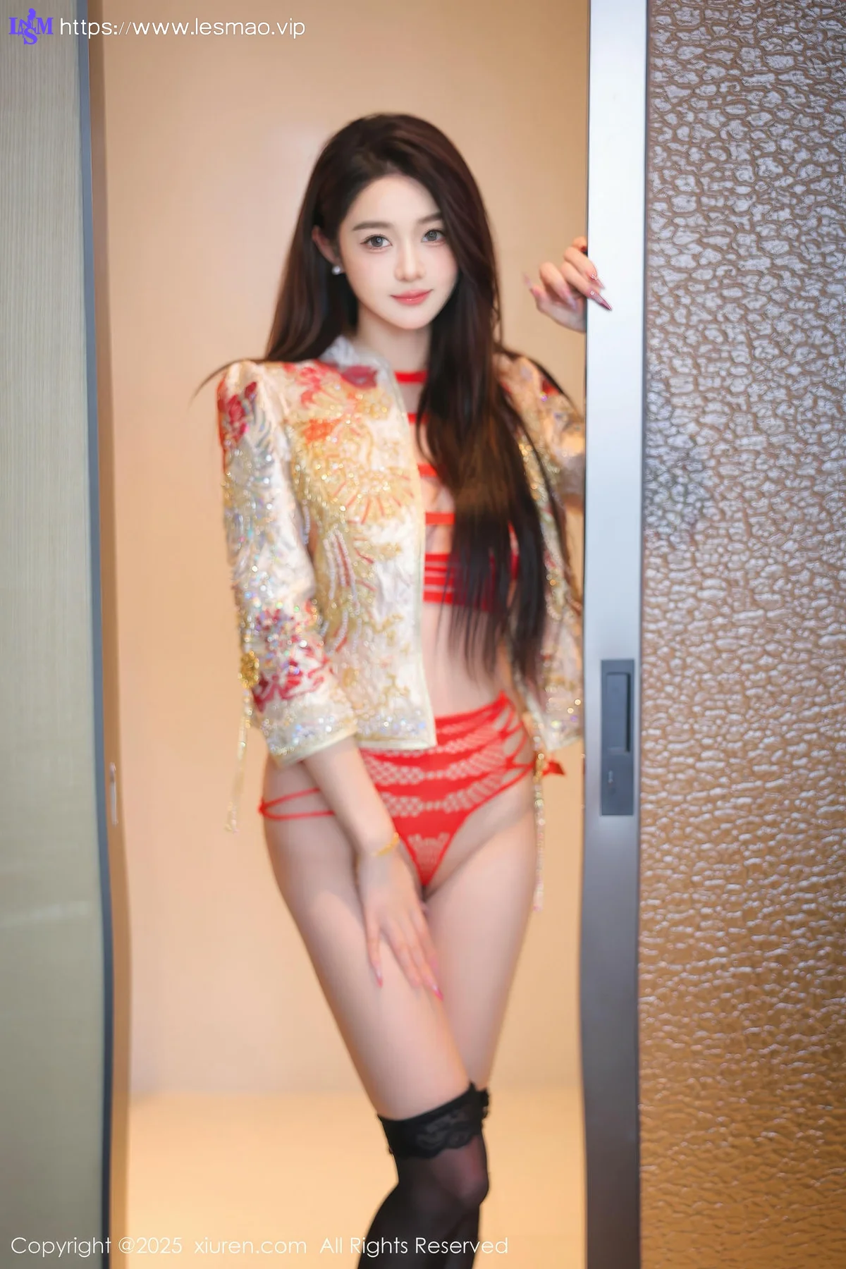 XiuRen 秀人 No.9833 candy糖糖 新年旗袍 - 36