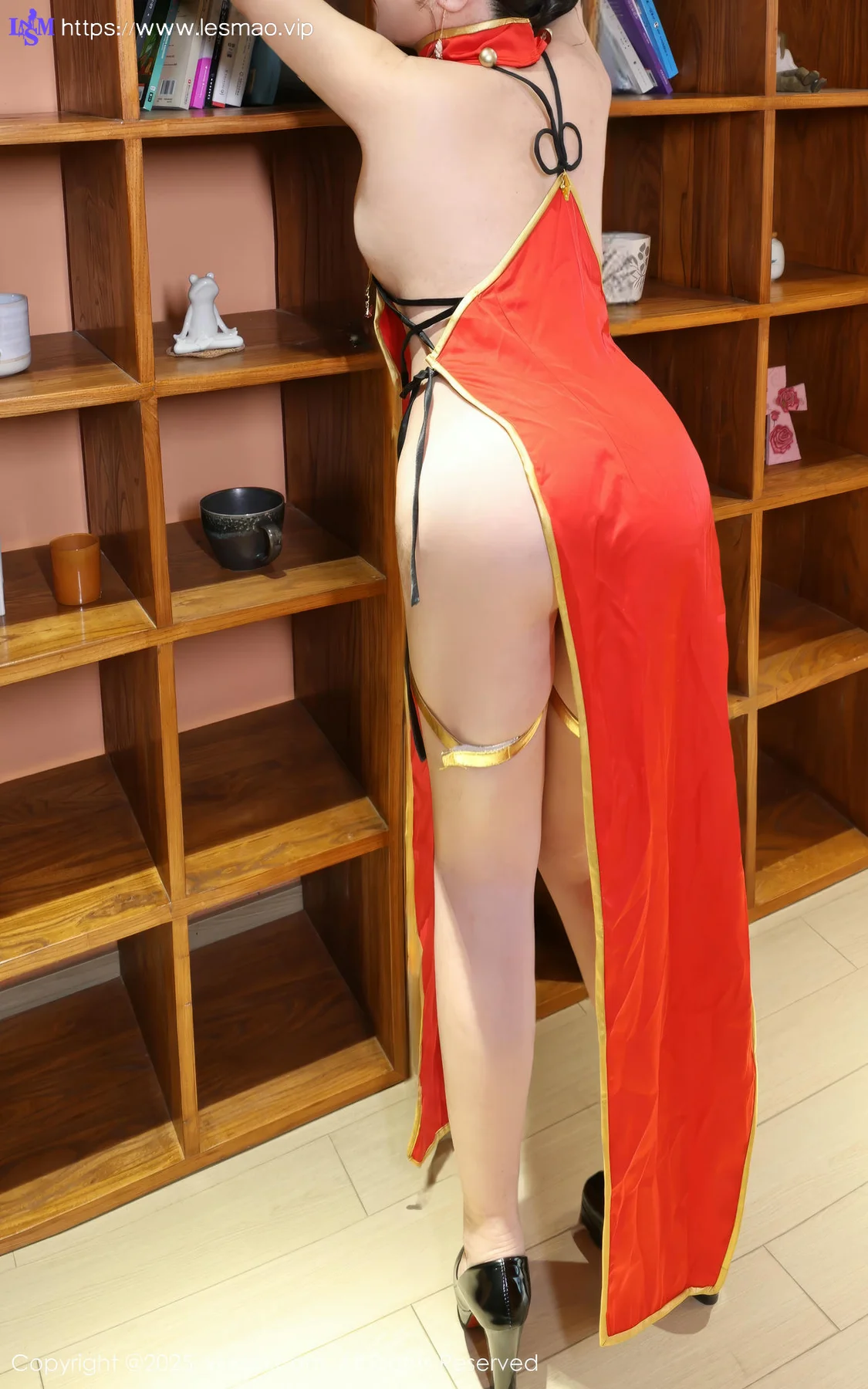 XiuRen 秀人 No.9834 小薯条nienie cos旗袍套图 - 35
