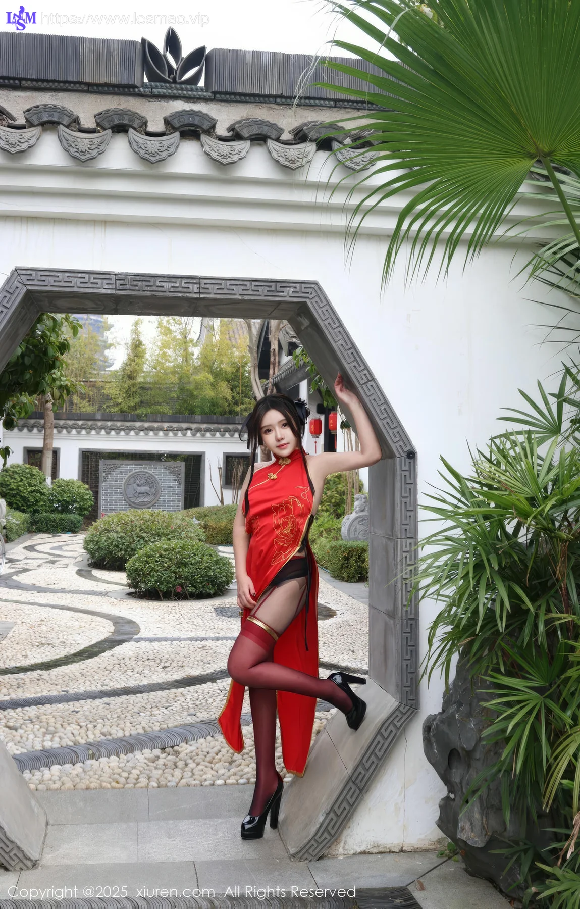 XiuRen 秀人 No.9834 小薯条nienie cos旗袍套图 - 57