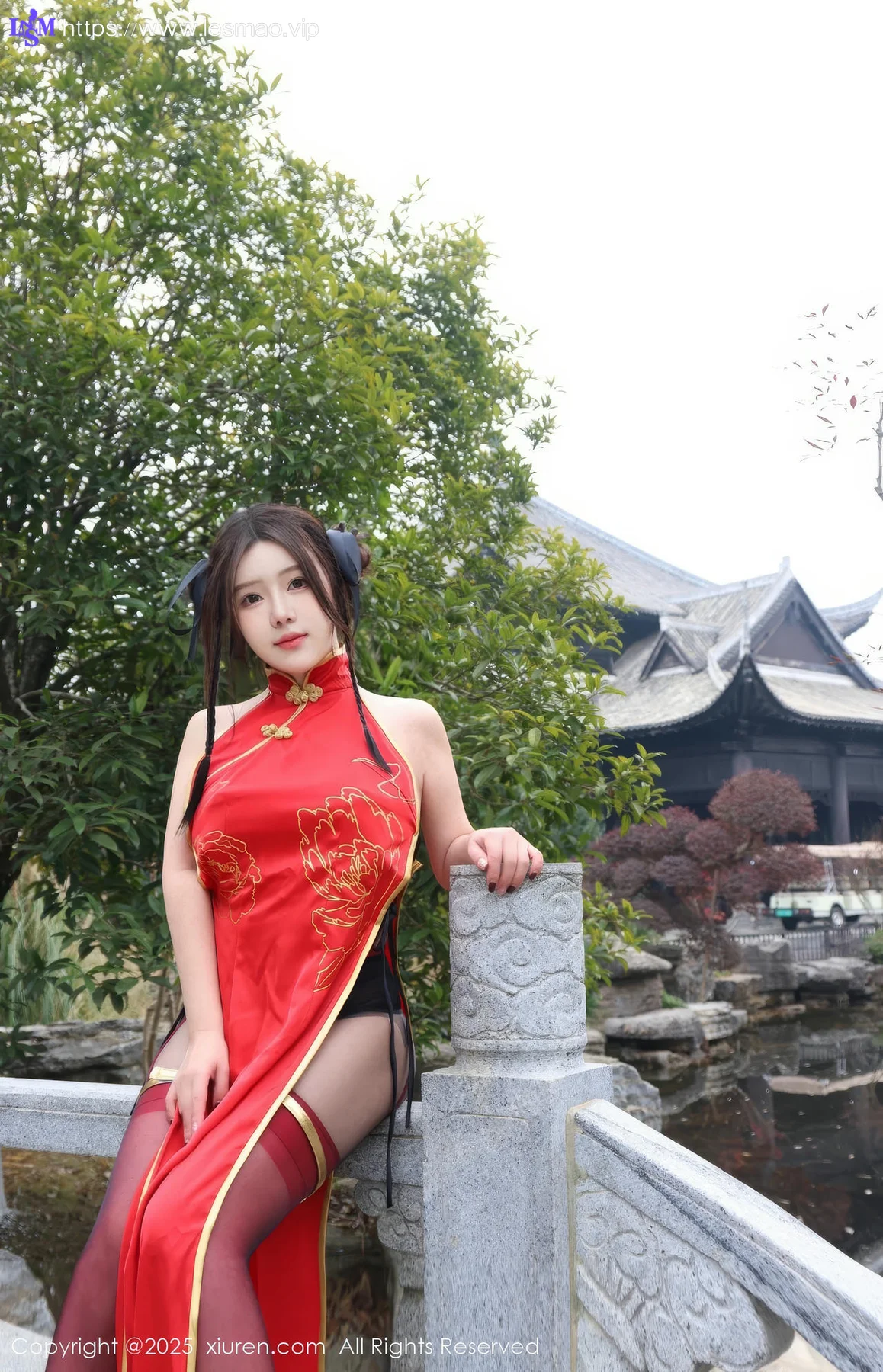 XiuRen 秀人 No.9834 小薯条nienie cos旗袍套图 - 58