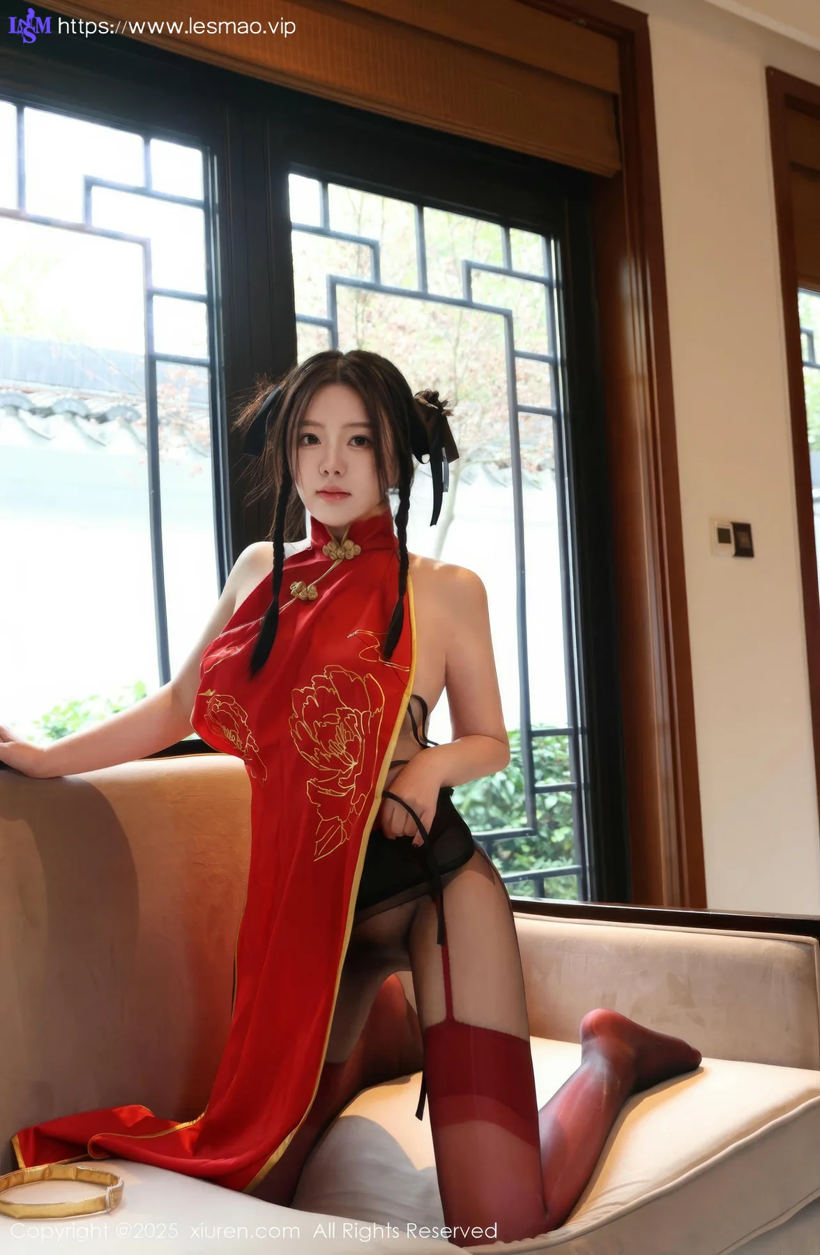 XiuRen 秀人 No.9834 小薯条nienie cos旗袍套图 - 62