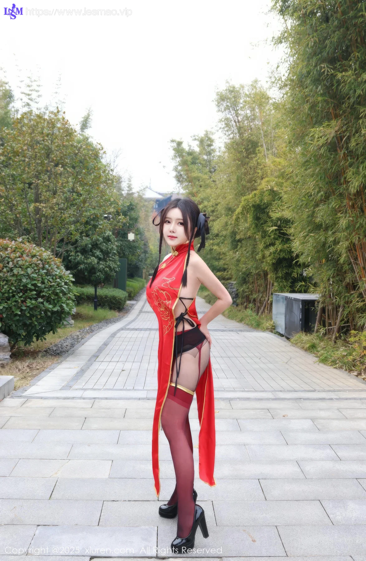 XiuRen 秀人 No.9834 小薯条nienie cos旗袍套图 - 66