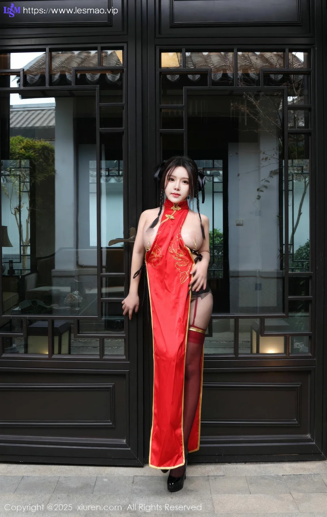 XiuRen 秀人 No.9834 小薯条nienie cos旗袍套图 - 69