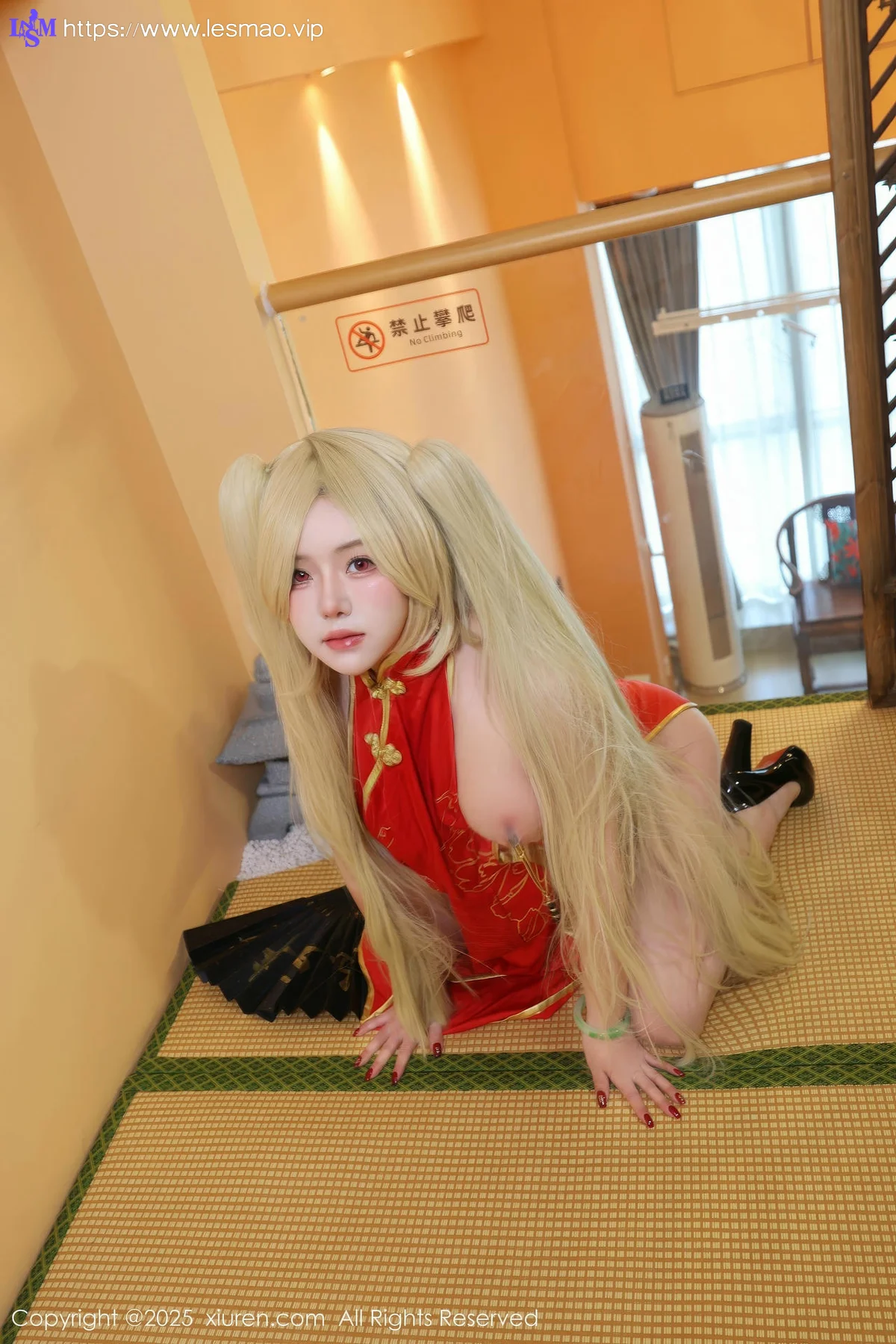 XiuRen 秀人 No.9834 小薯条nienie cos旗袍套图 - 128