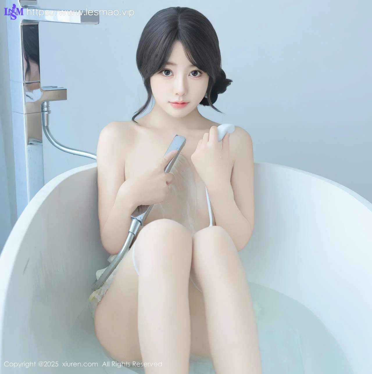 XiuRen 秀人 No.9851 桃妖夭 浴缸场景拍摄 - 79