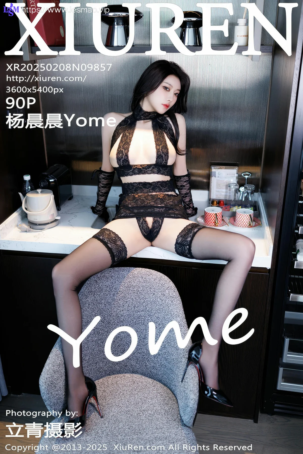 XiuRen 秀人 No.9857 杨晨晨Yome 诱人白色丝袜 - 91