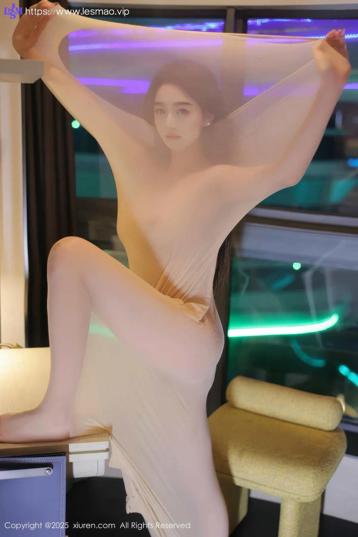 XiuRen 秀人 No.9860 candy糖糖 肉色连体丝袜 - 61