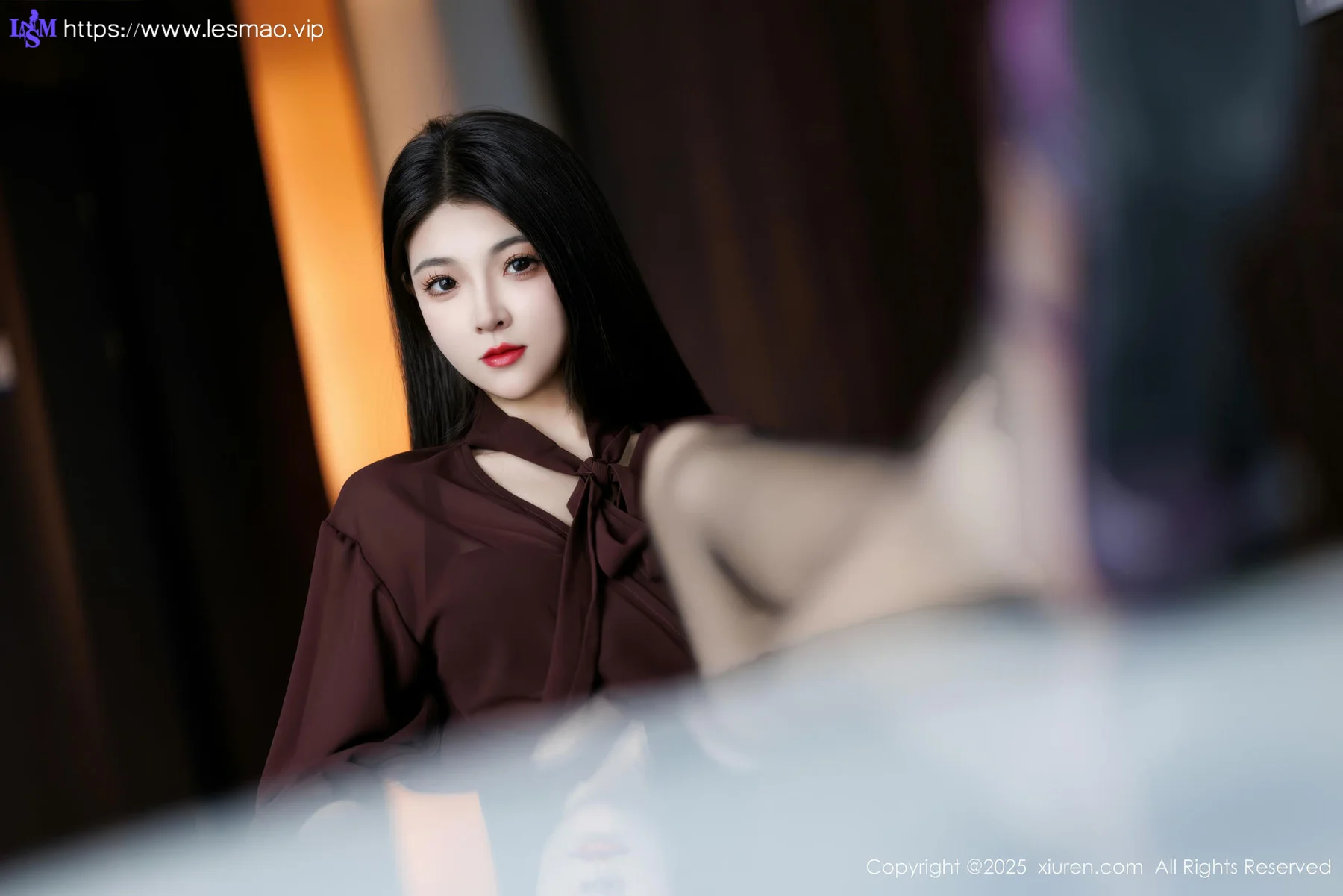 XiuRen 秀人 No.9868 初梦瑶 黑丝ol制服 - 20