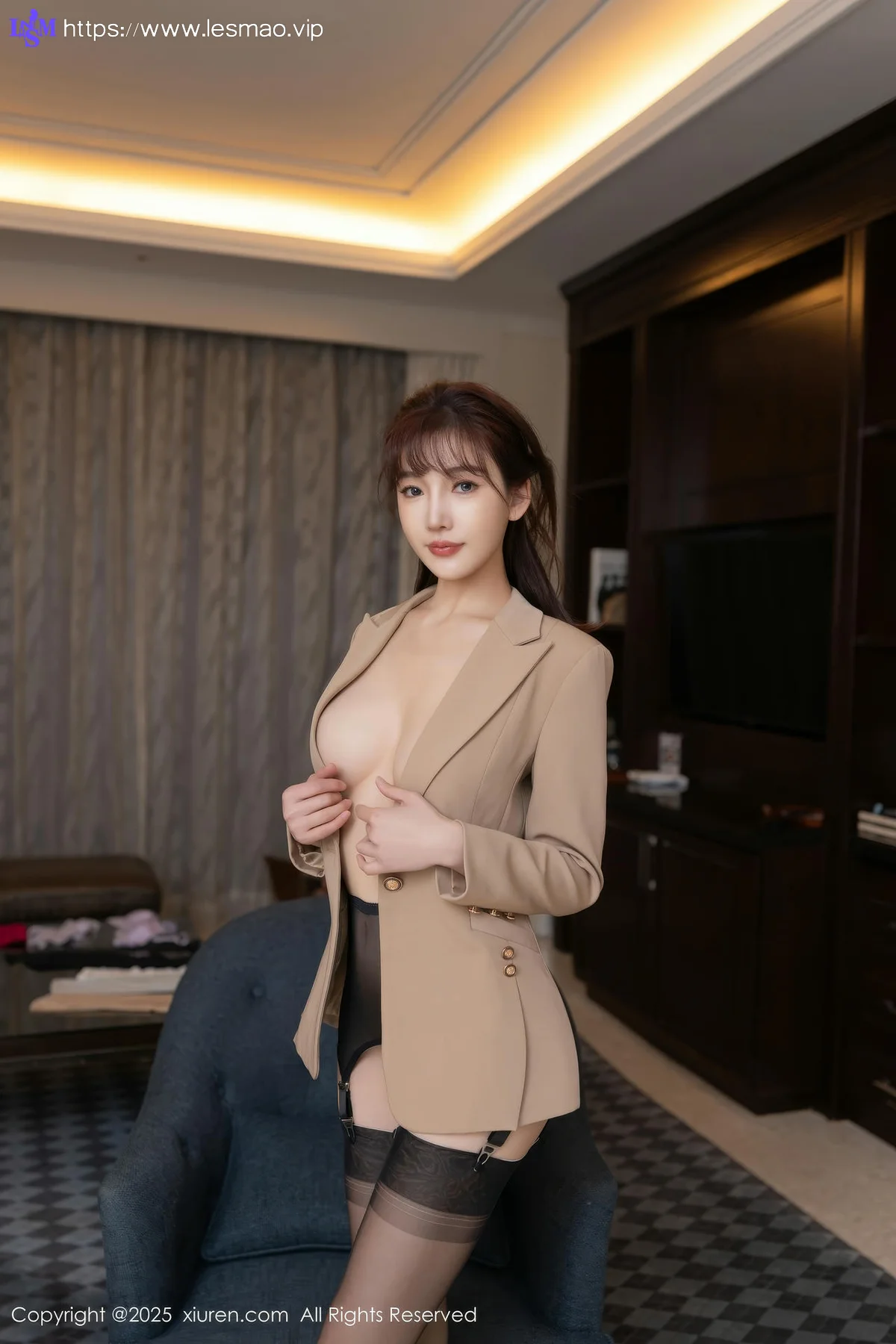 XiuRen 秀人 No.9881 陆萱萱 紫色内衣女神私房 - 70