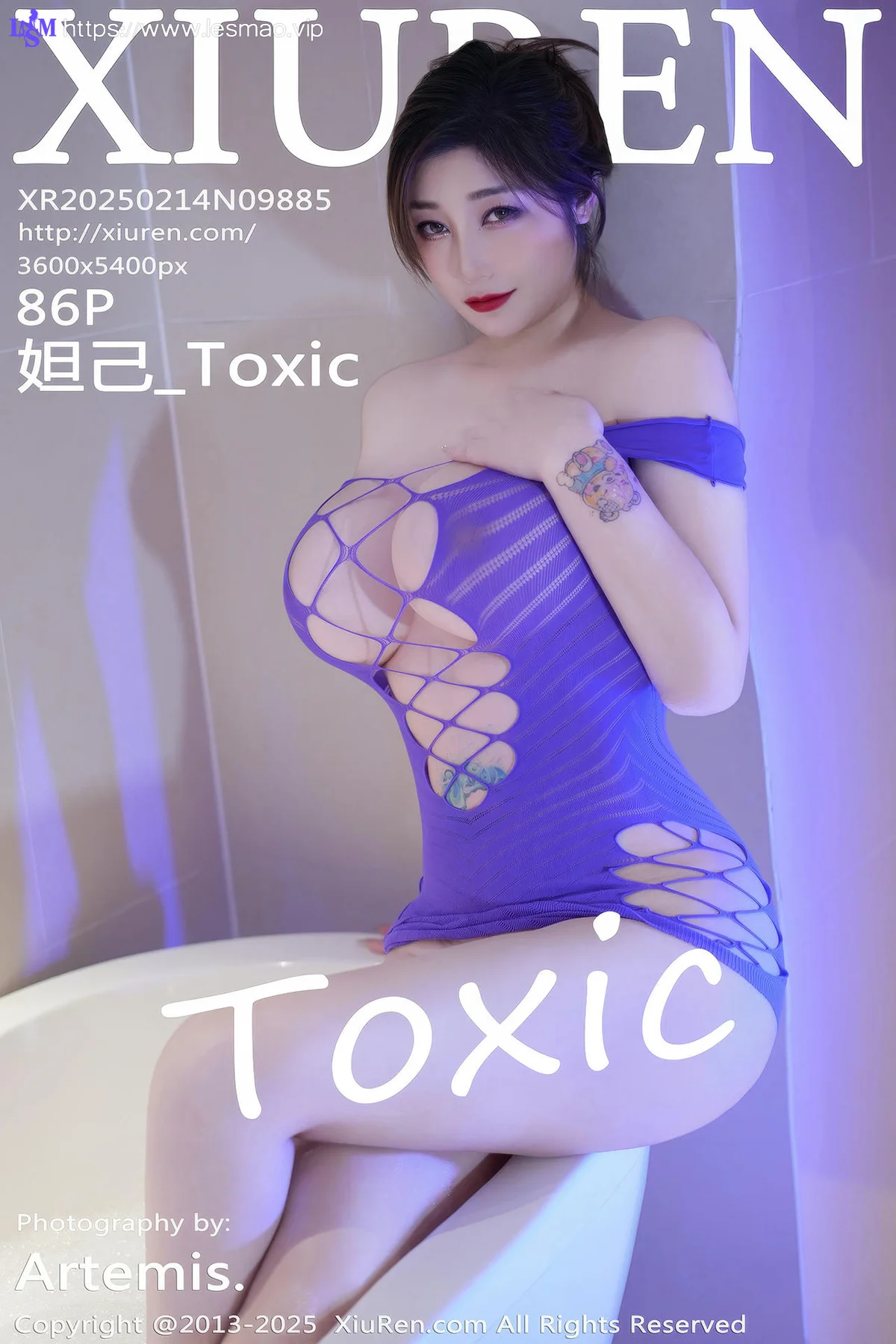 XiuRen 秀人 No.9885 妲己_Toxic 浴缸连体衣湿身 - 87